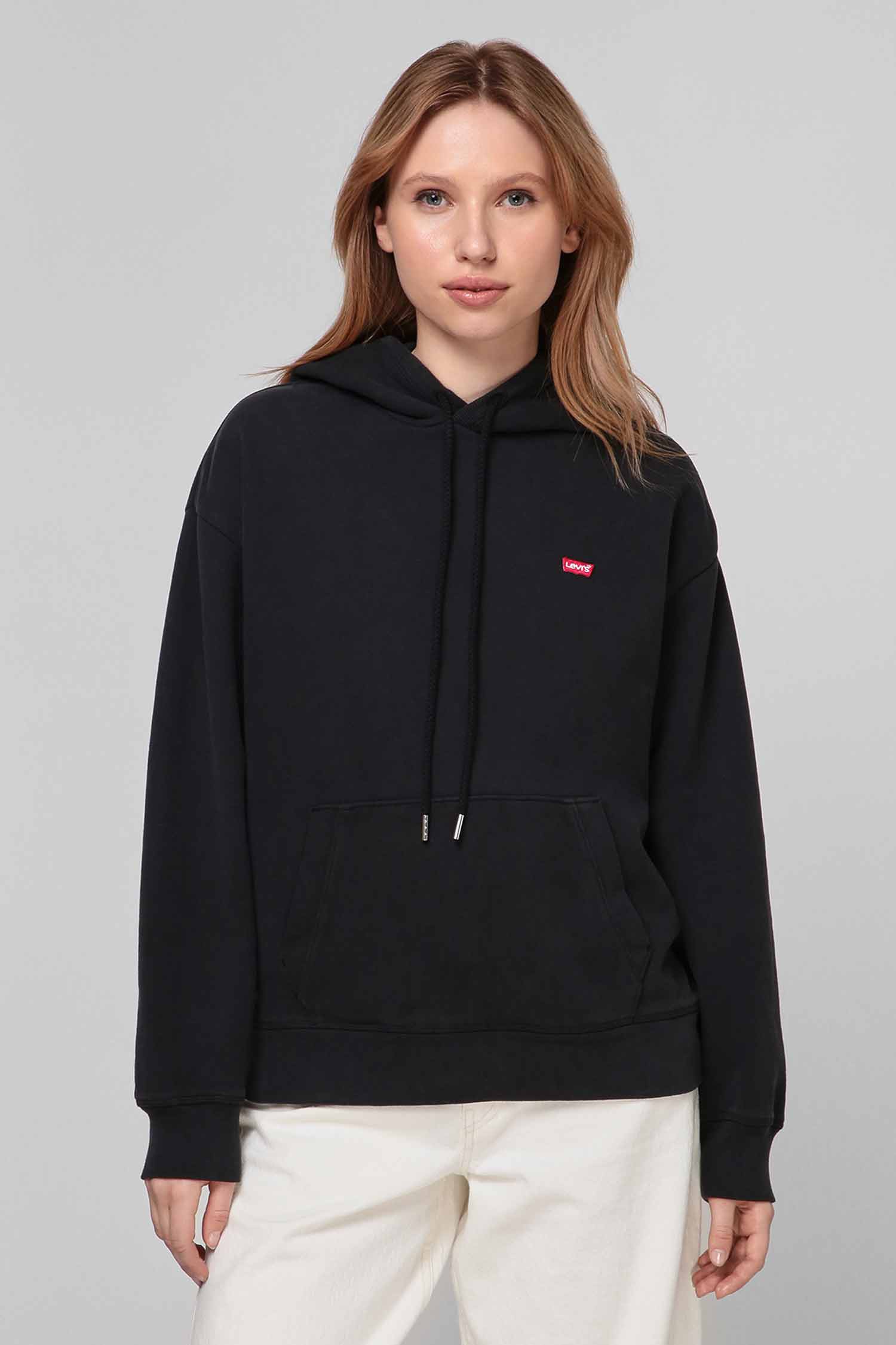 Женское черное худи 1