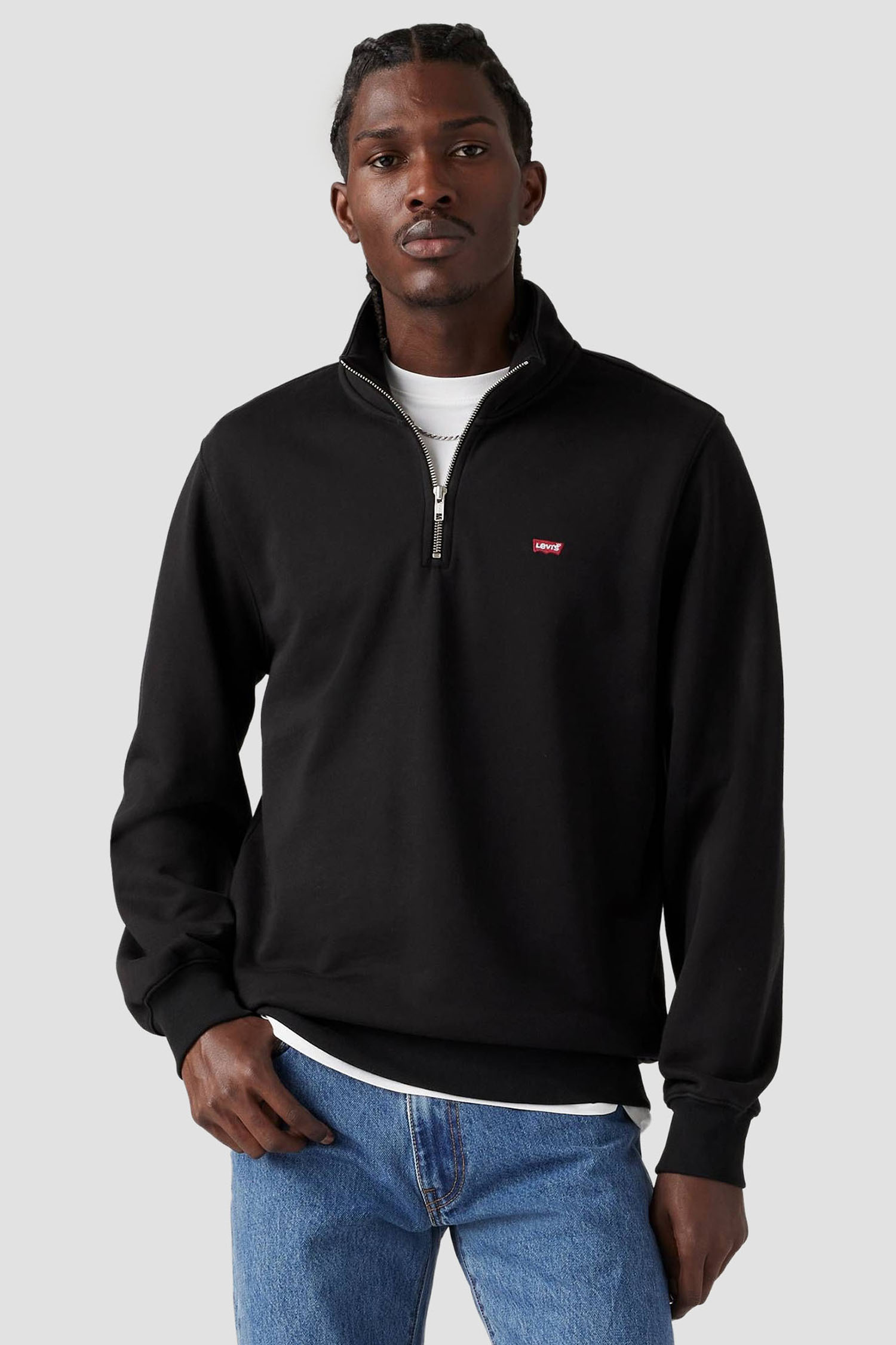 Мужская черная спортивная кофта 1