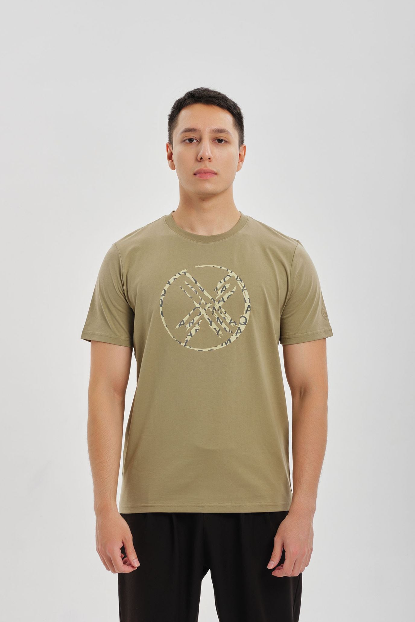 Хаки футболка SHANYRAQ (Унисекс) 2