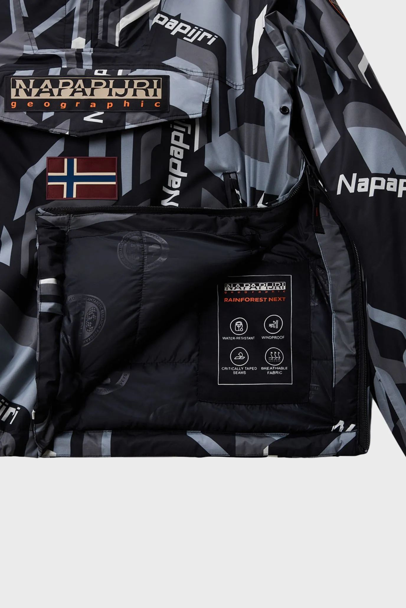 Мужской разноцветный анорак 7