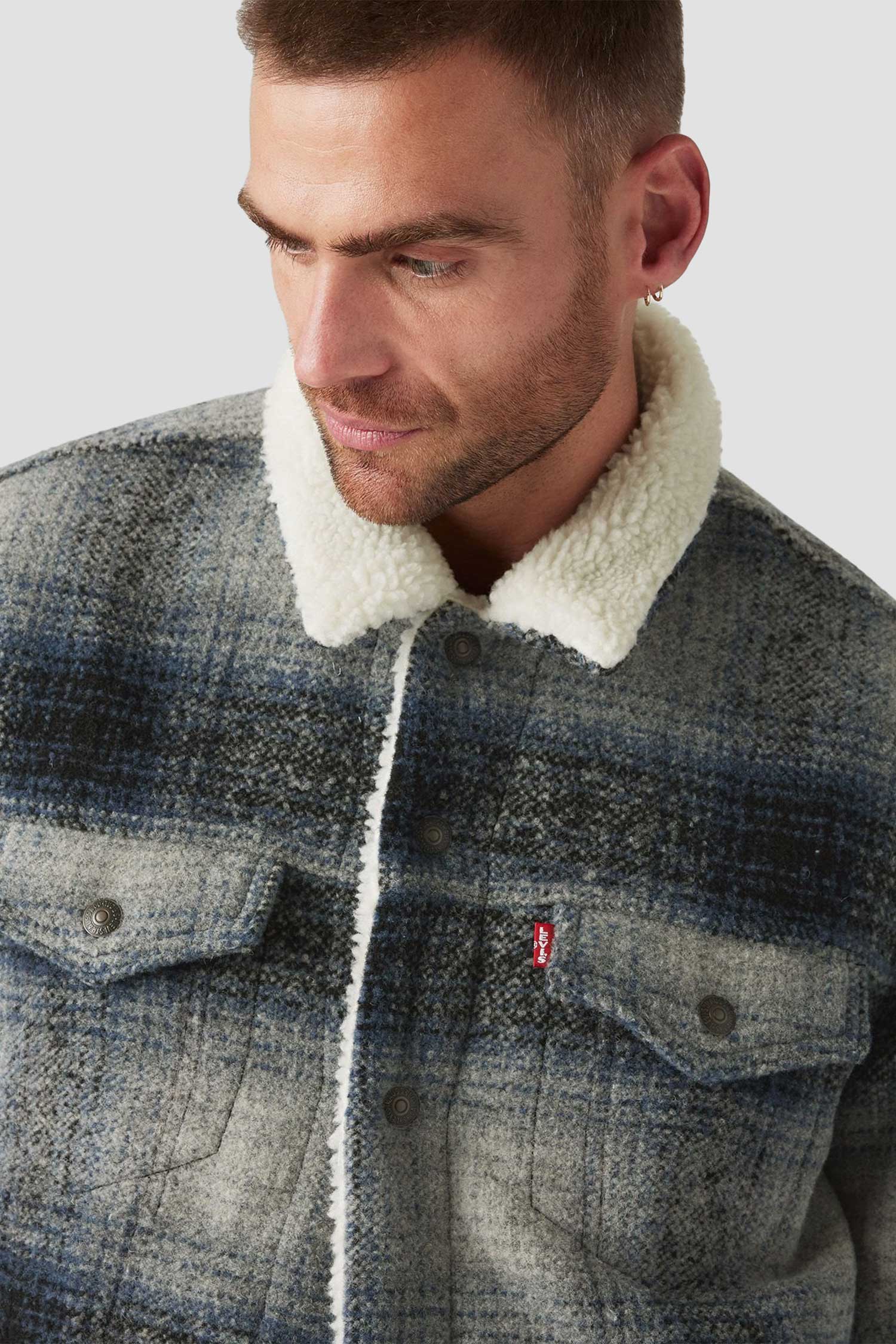 Мужская куртка в клетку 5