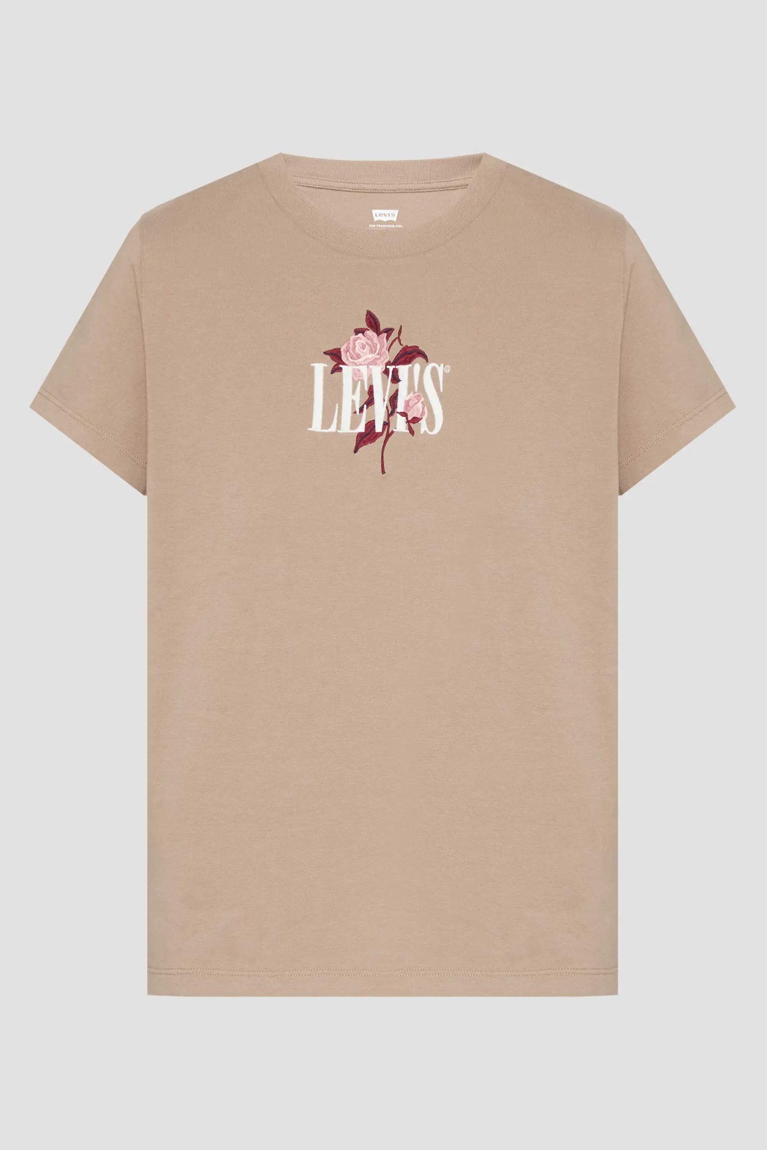 Женская бежевая футболка 2