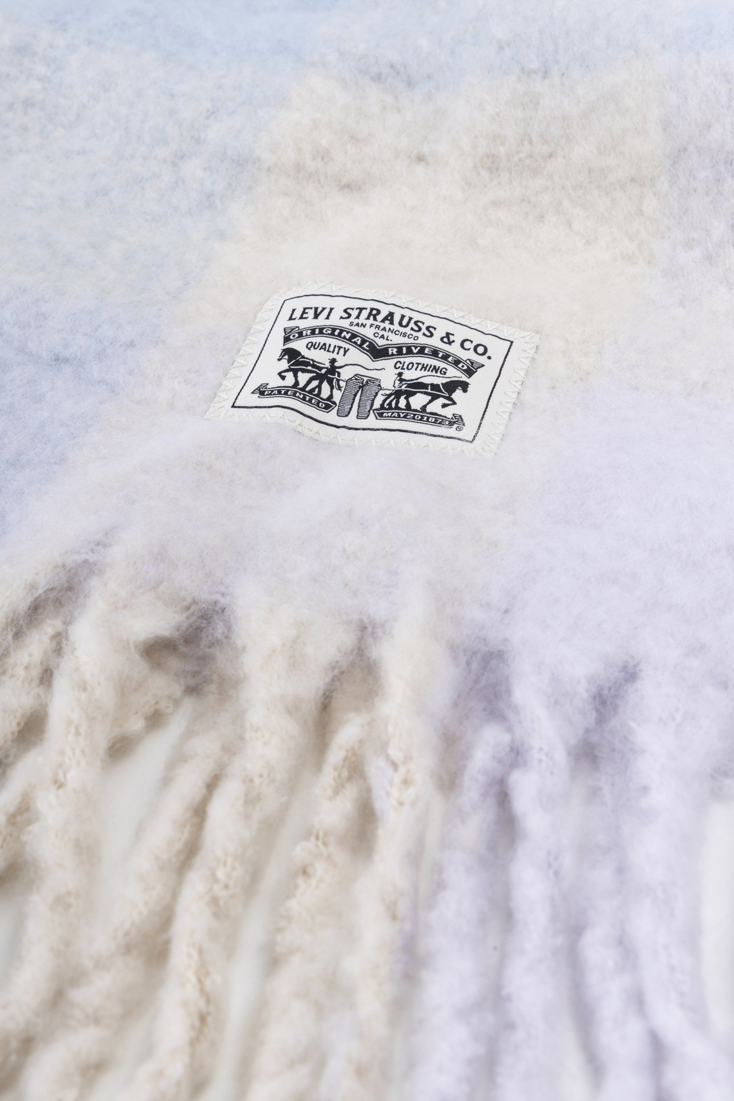 Женский шарф в клетку 3