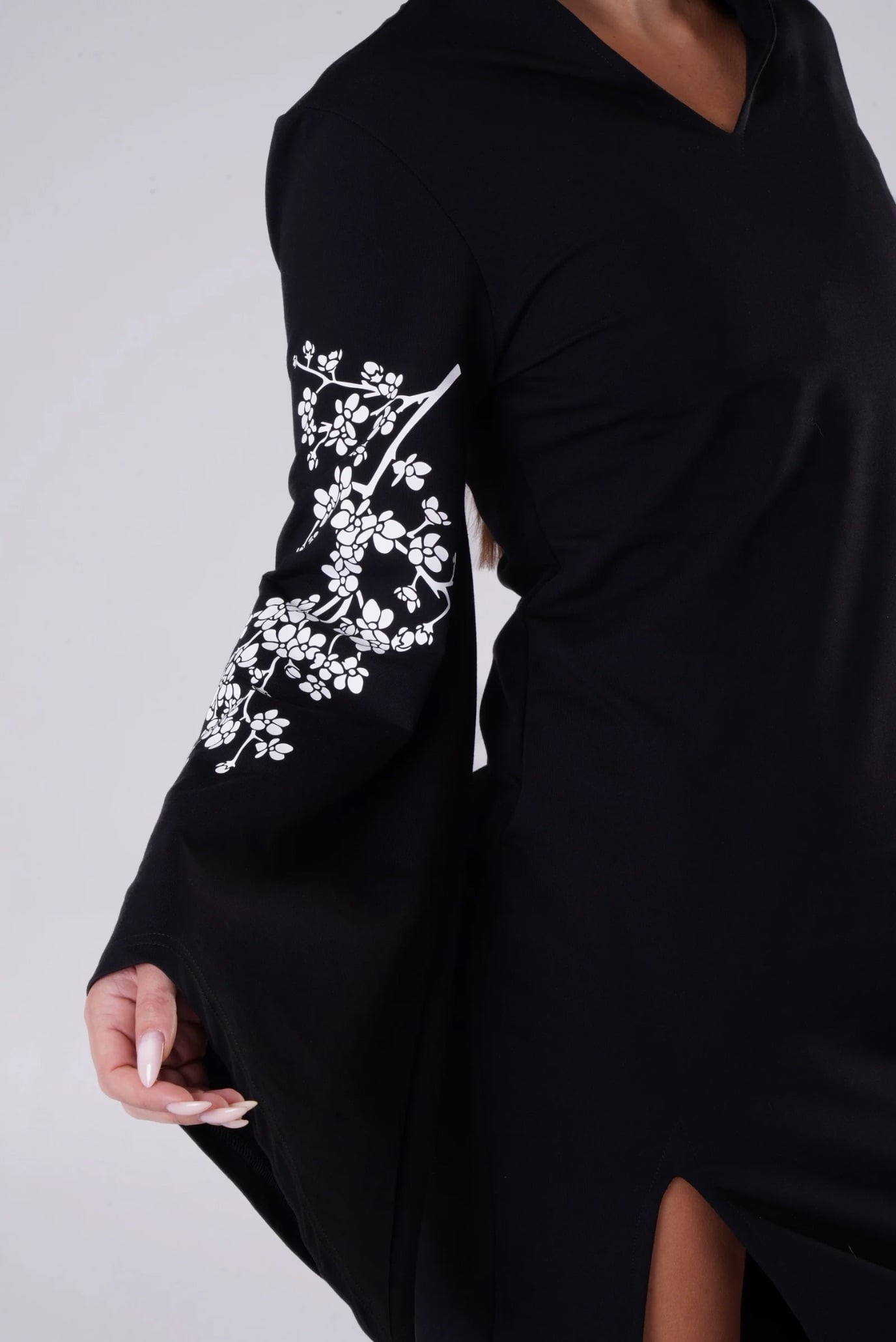 Женское черное платье 5