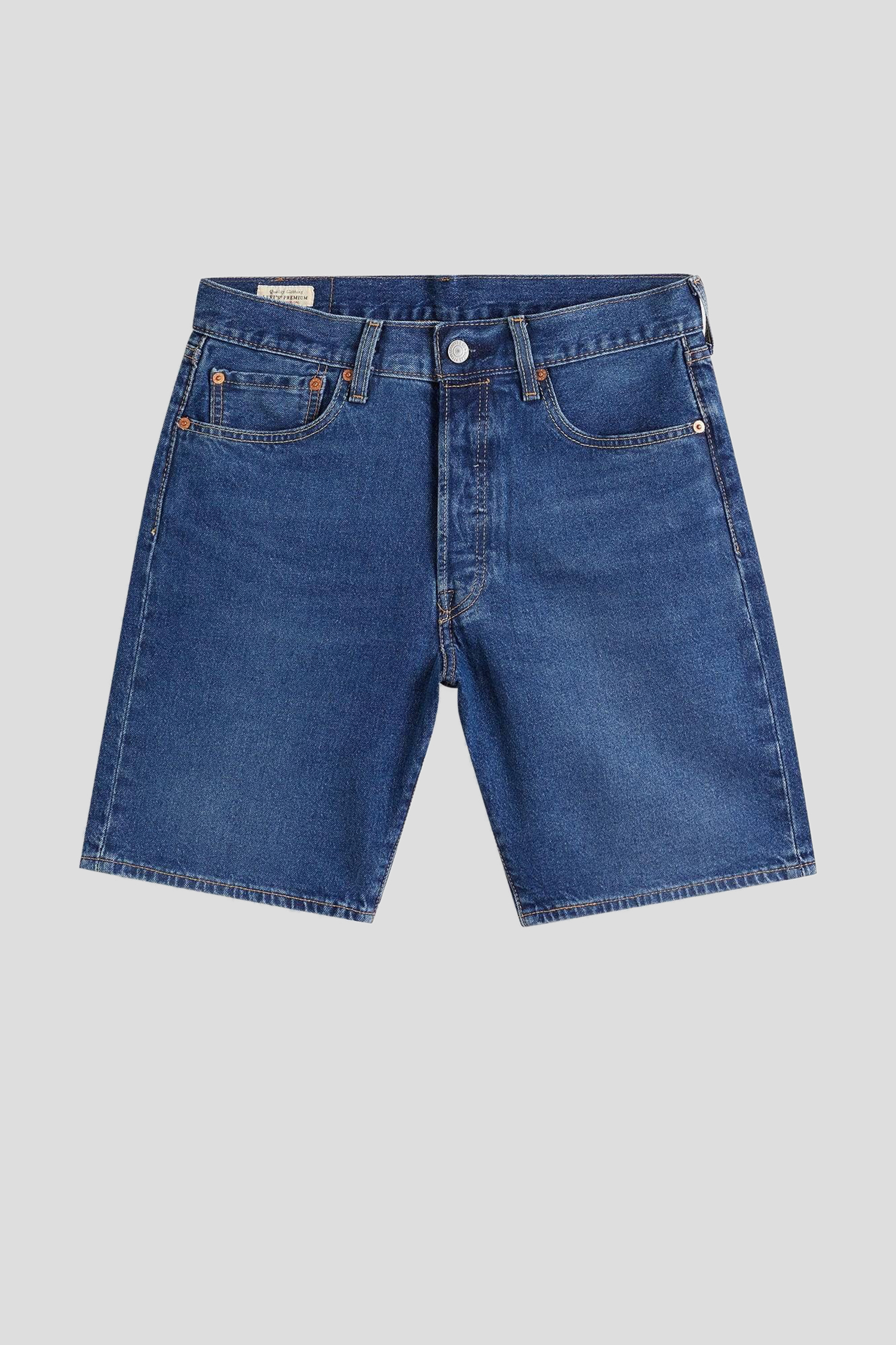 Мужские синие джинсовые шорты 501® 2