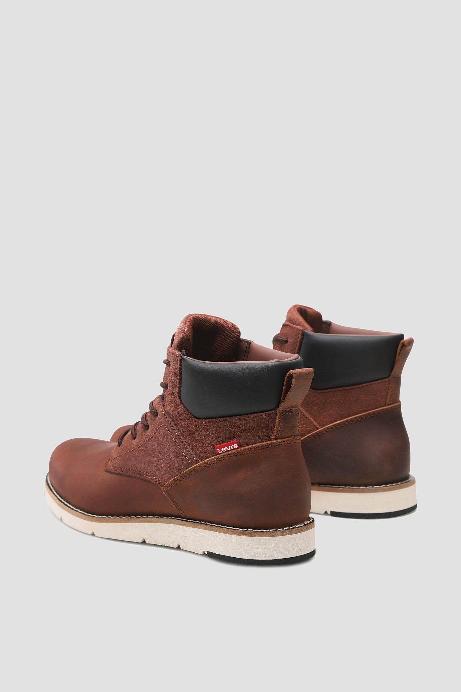 Мужские коричневые кожаные ботинки 3