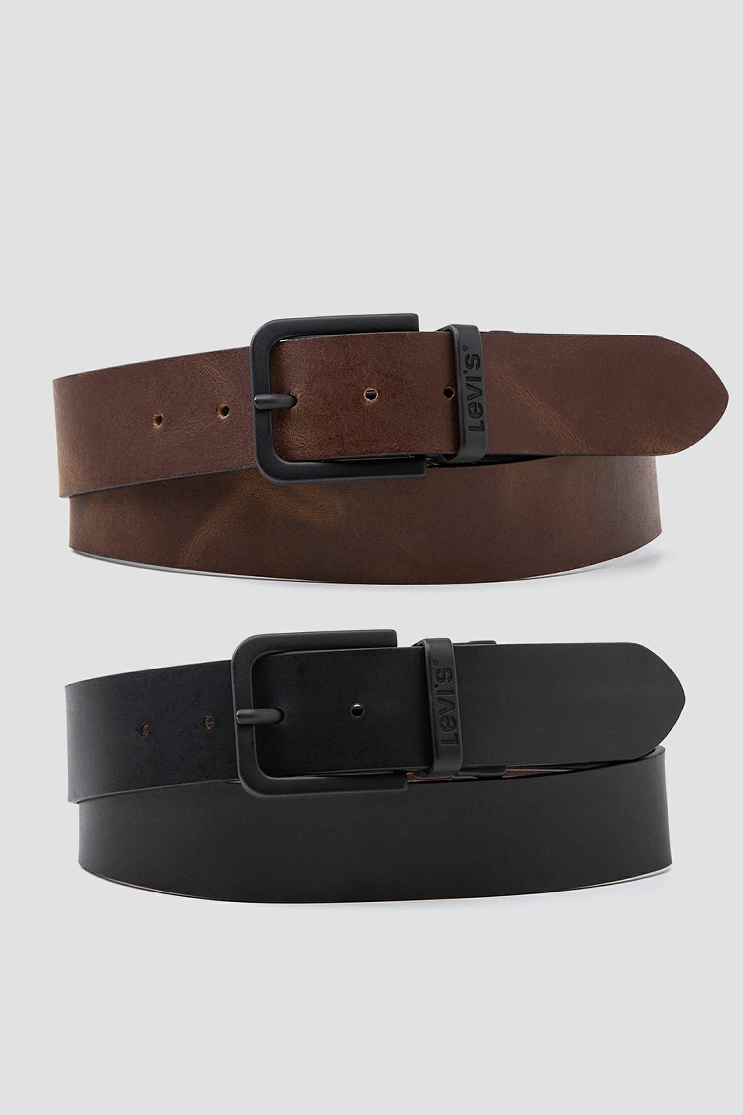 Черный кожаный ремень 1