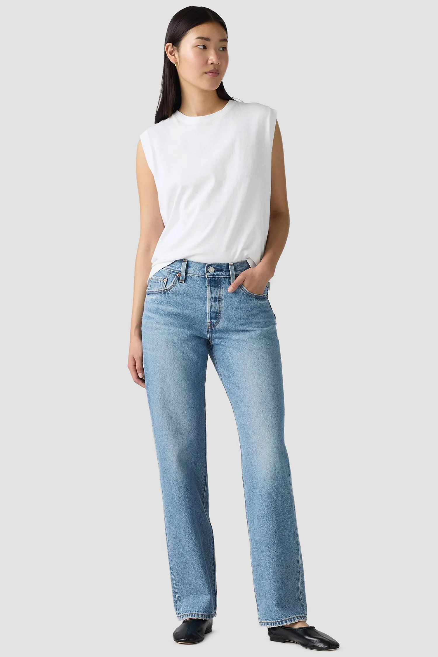 Женские голубые джинсы 501® '90s 5