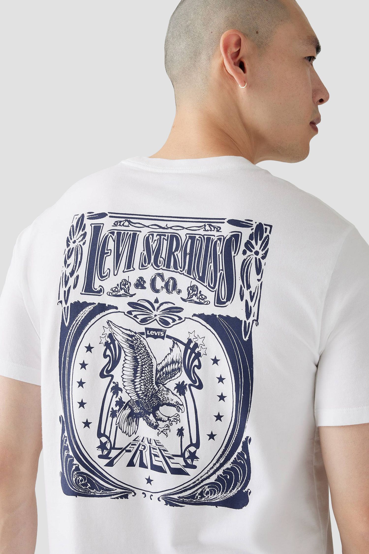 Мужская белая футболка 6