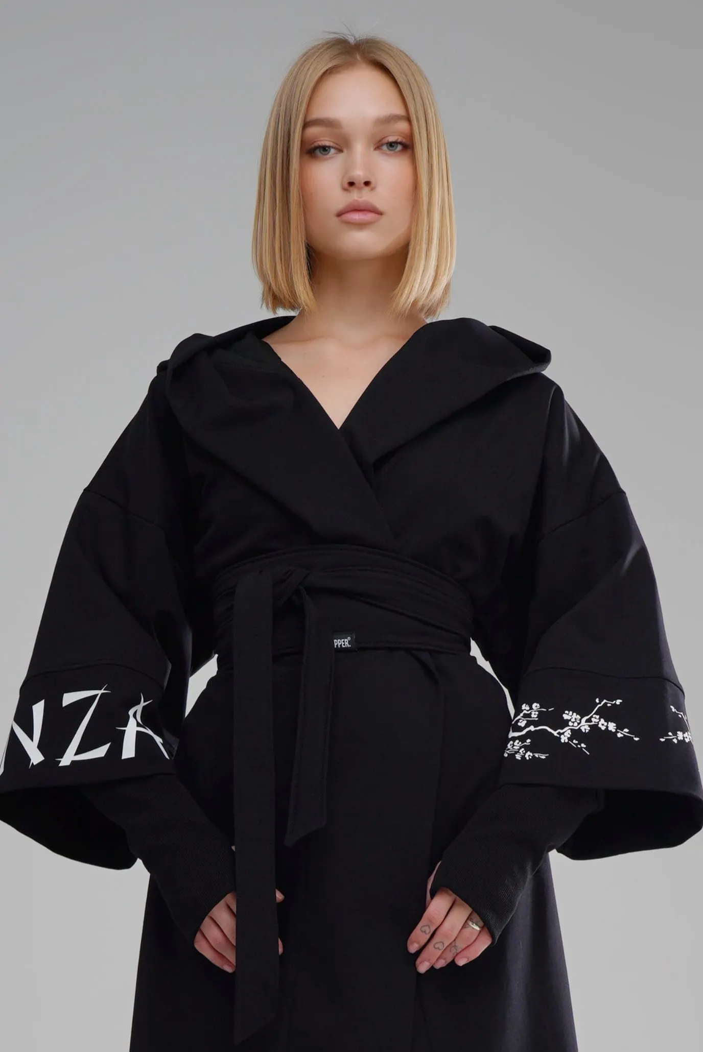 Кимоно мантия  GINZA BLACK 1