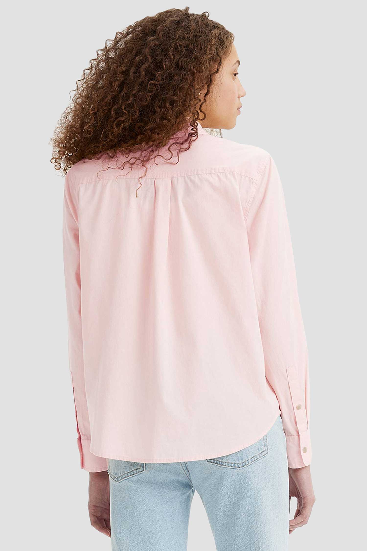 Женская розовая рубашка 2