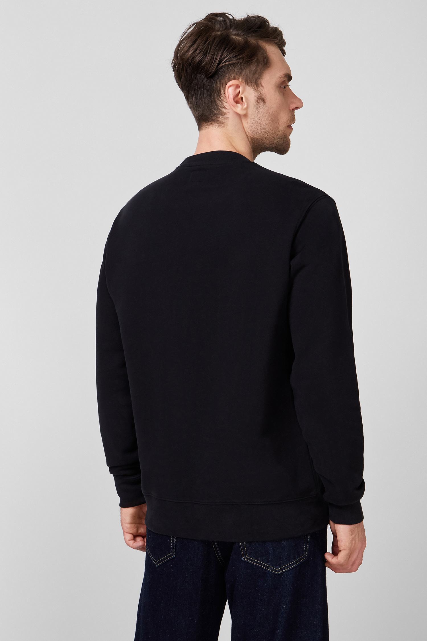 Мужской черный свитшот 4