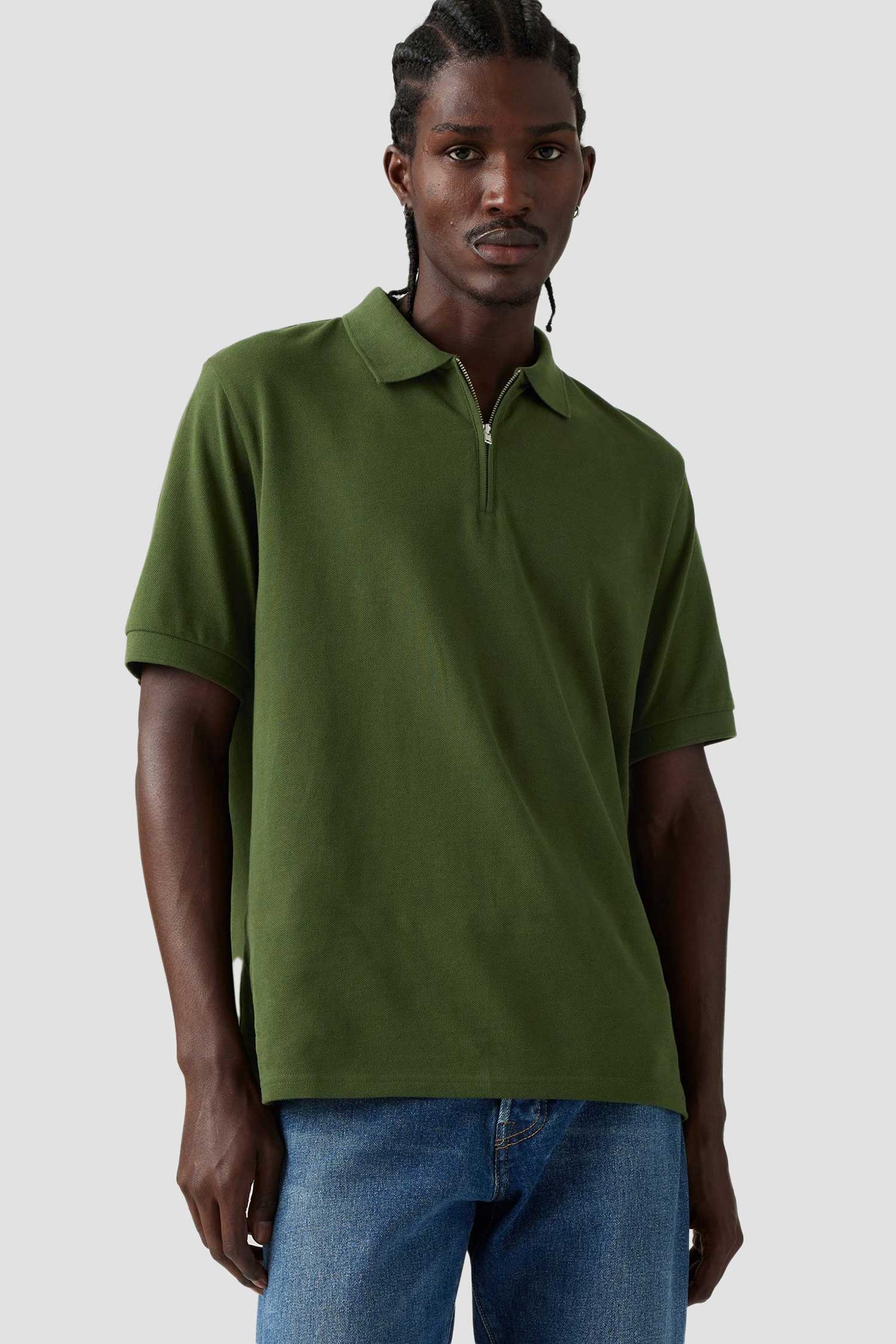 Мужское зеленое поло 5