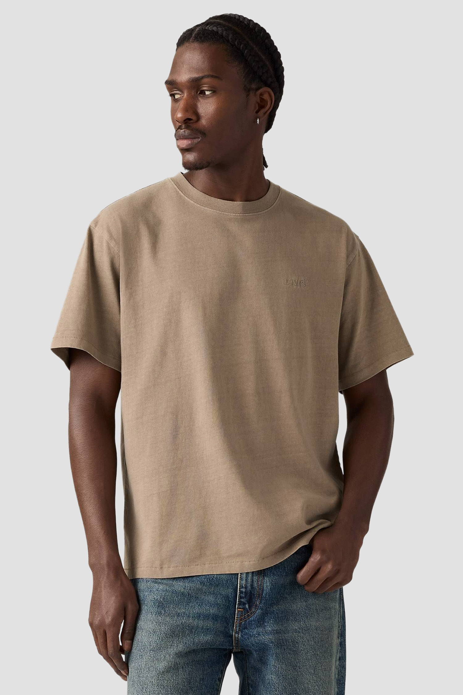 Мужская бежевая футболка 1