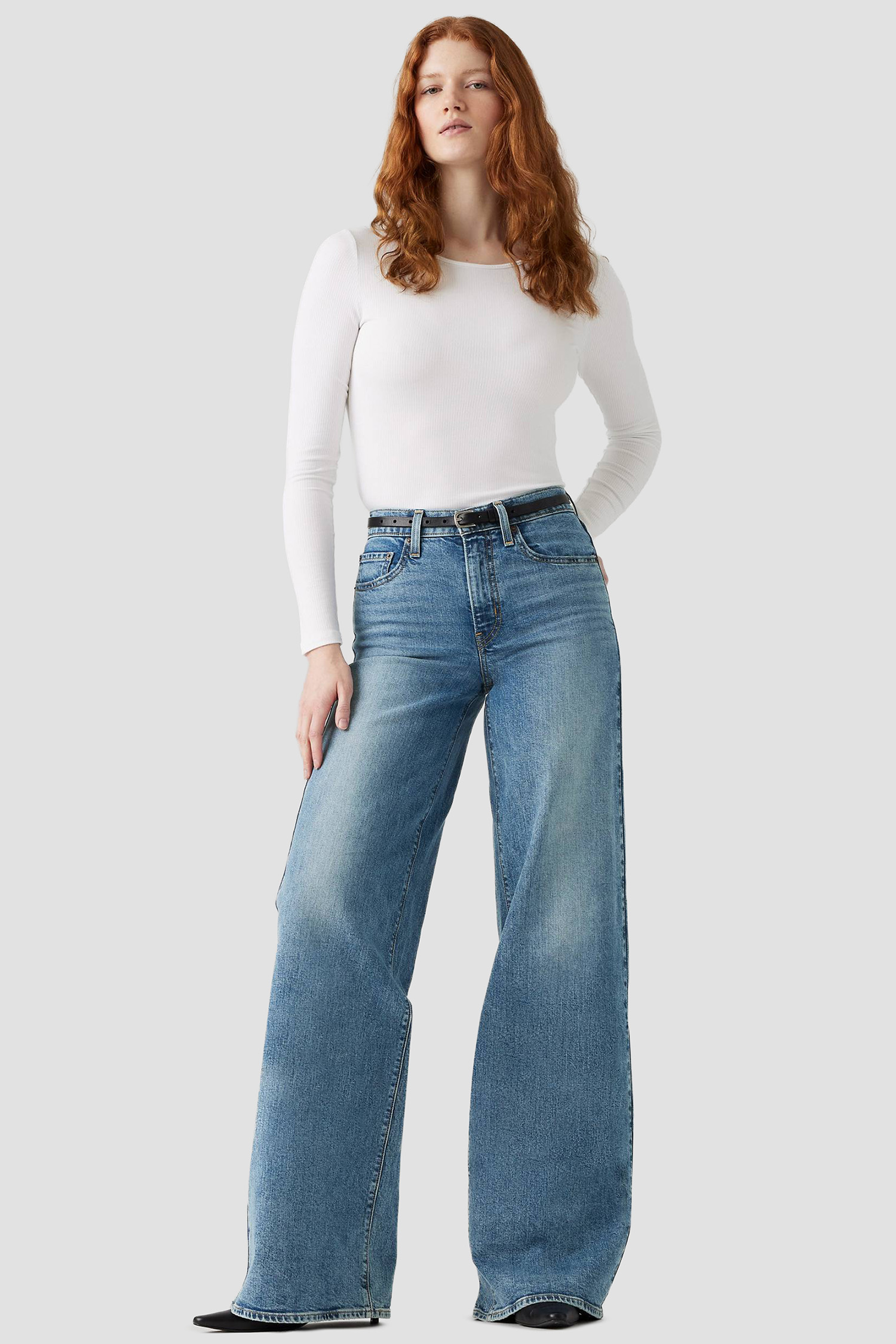 Женские голубые джинсы 728™ 6