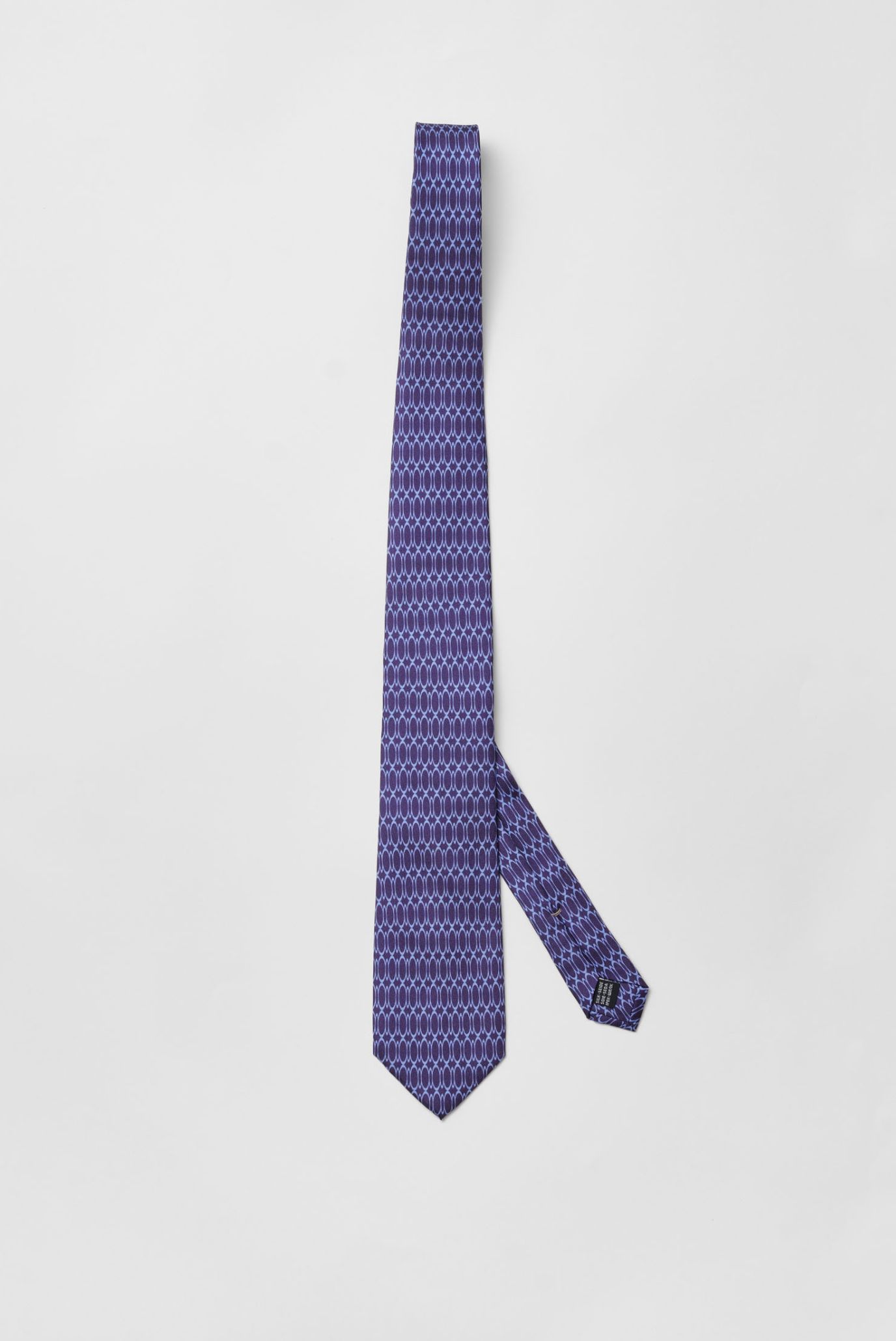 Мужской темно-синий шелковый галстук 1