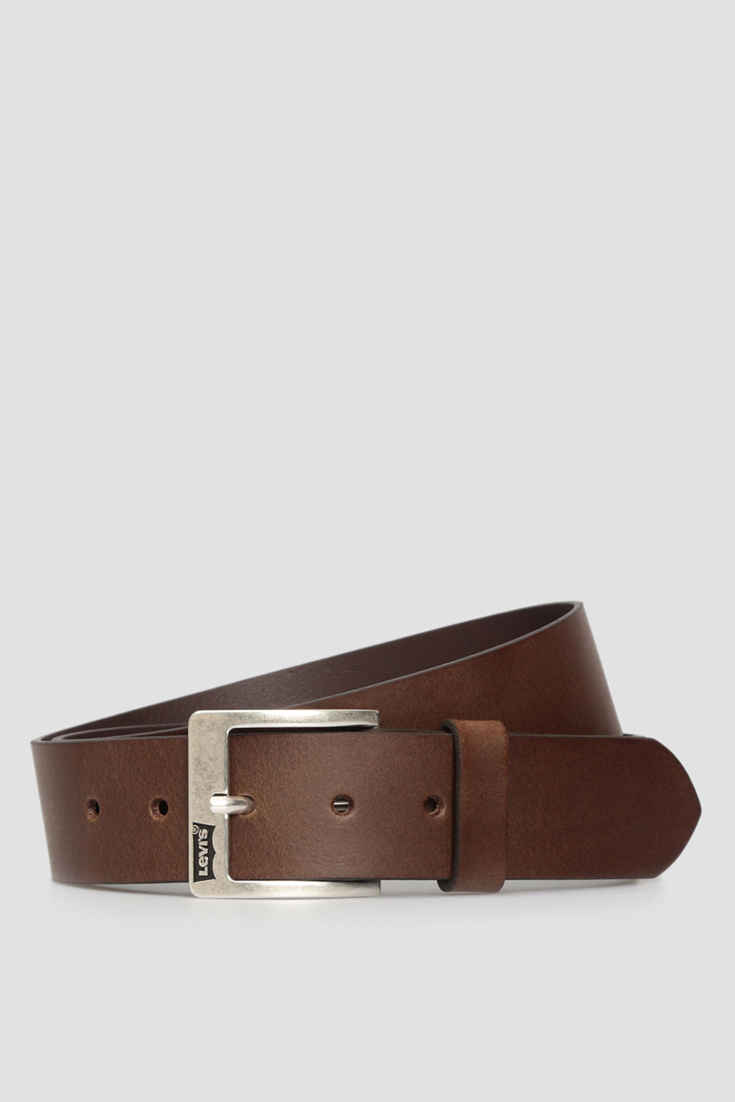 Коричневый кожаный ремень 1