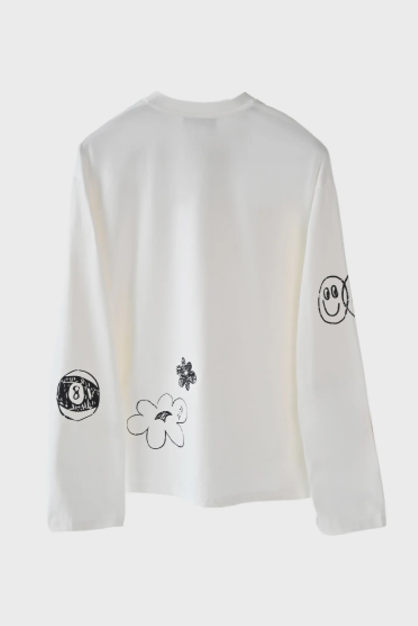 Лонгслив Sabe Mon Amour White Long Sleeve 1