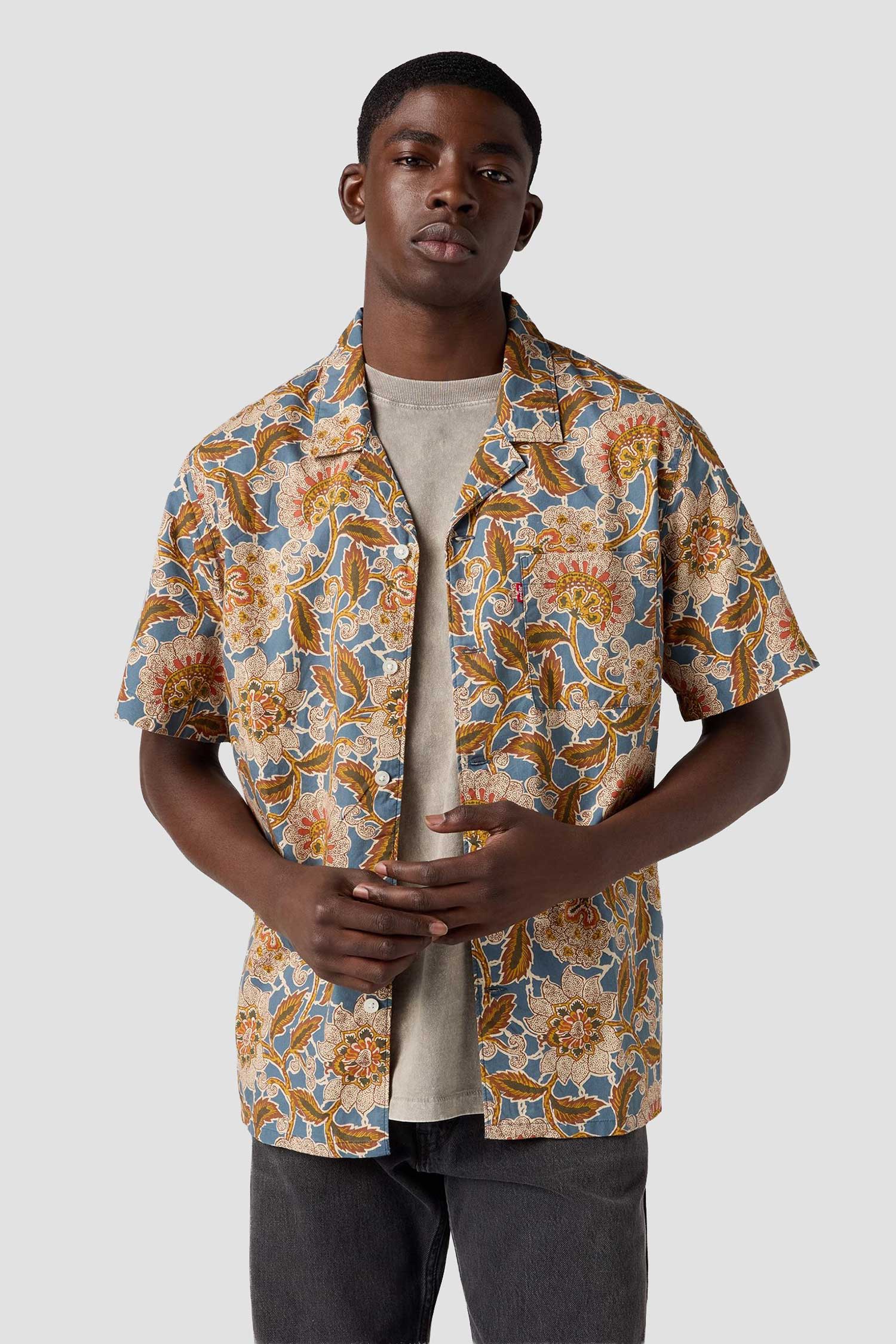 Мужская рубашка с узором 4