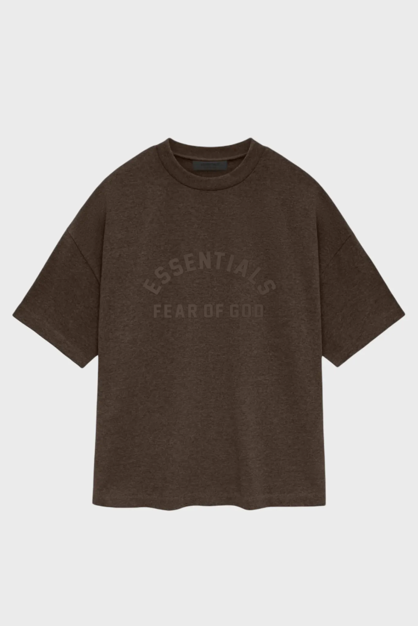 Fear of God Essentials Core Collection Heavy S/S Tee Heather Wood 4