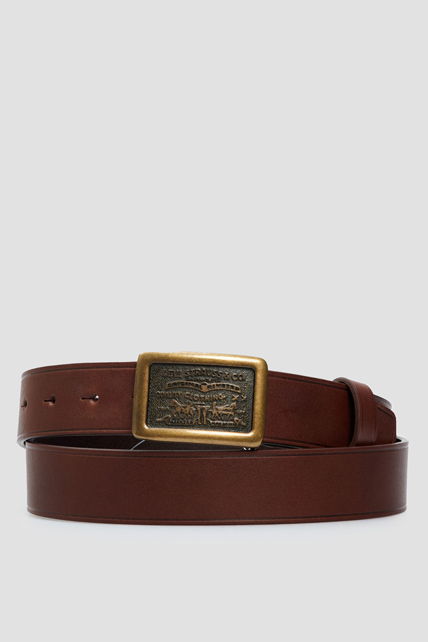 Коричневый кожаный ременьLevi's Коричневый кожаный ремень 1