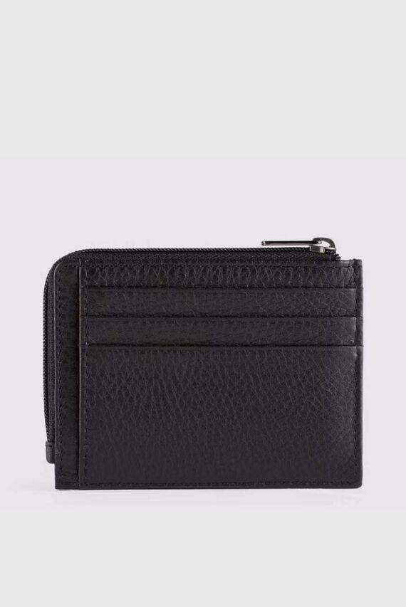 Чехол для кредитных карт на молнии Piquadro Modus Special/Black Piquadro