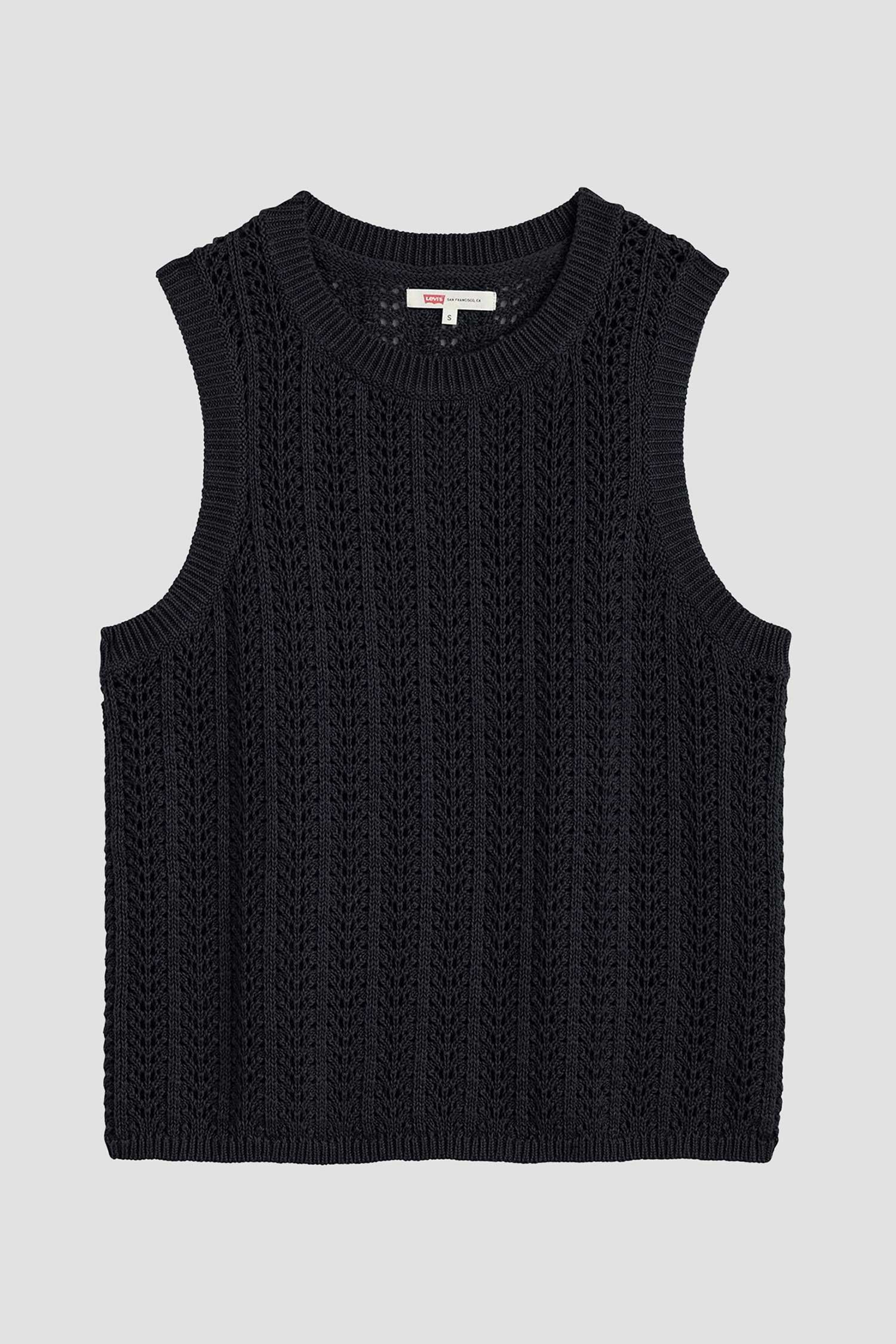 Женский черный топ 2