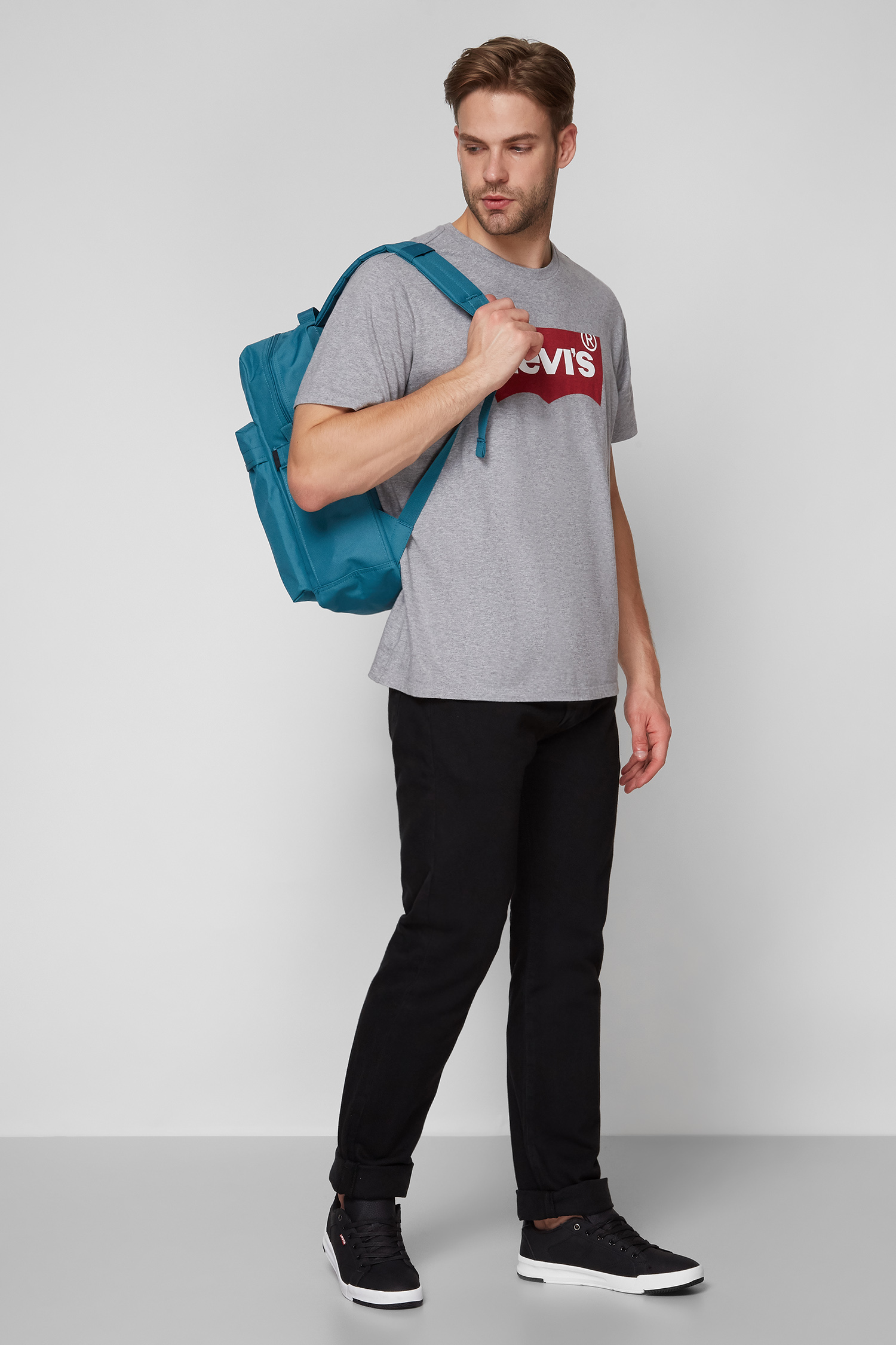 Мужская серая футболка 5