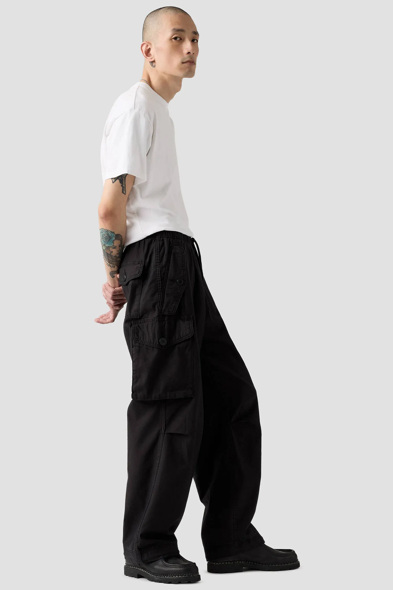 Мужские черные карго 4