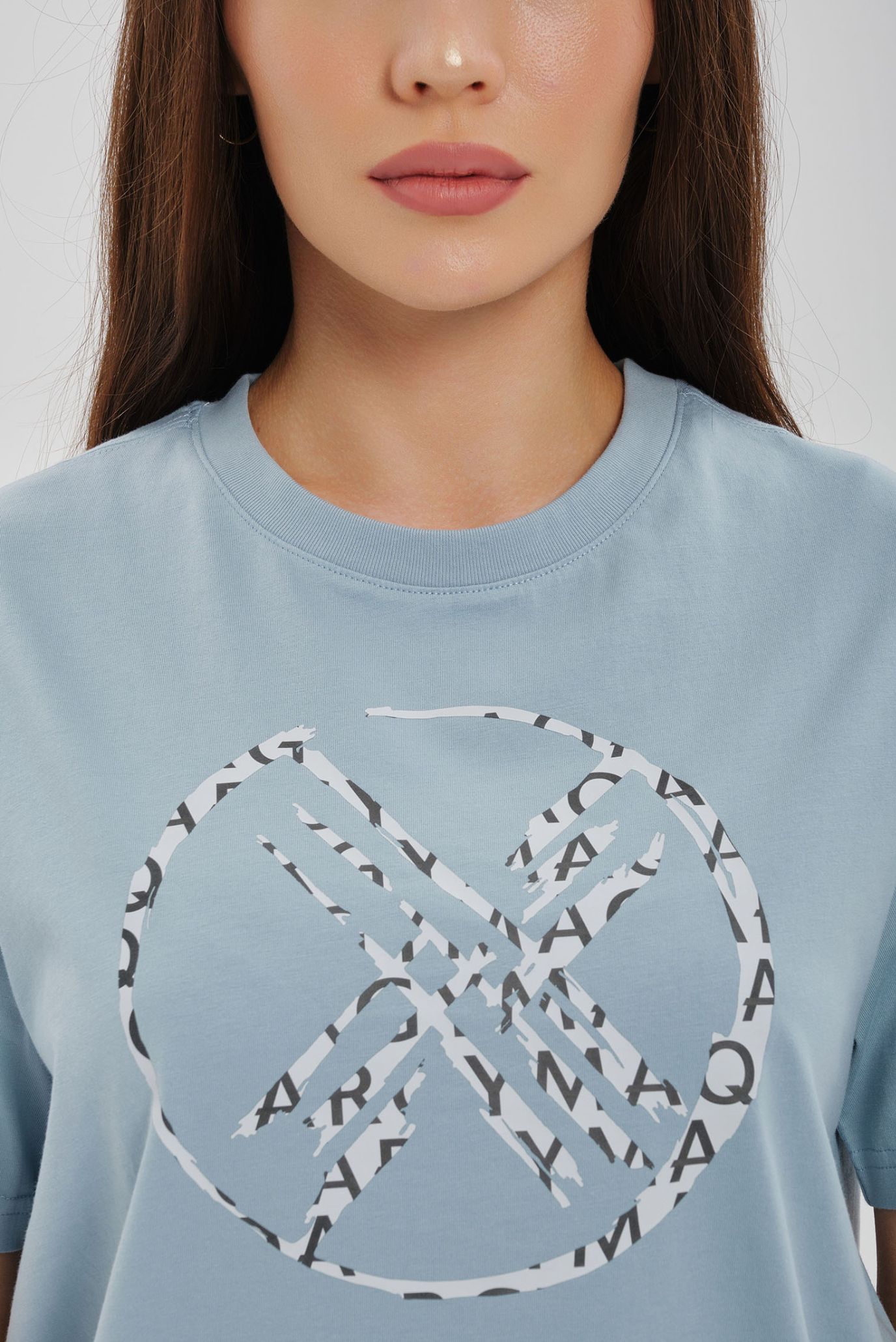 Голубая футболка SHANYRAQ (Унисекс) 10