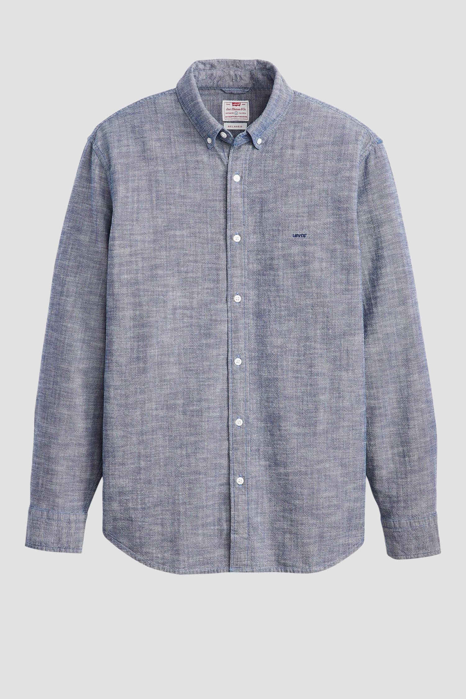 Мужская синяя рубашка 2