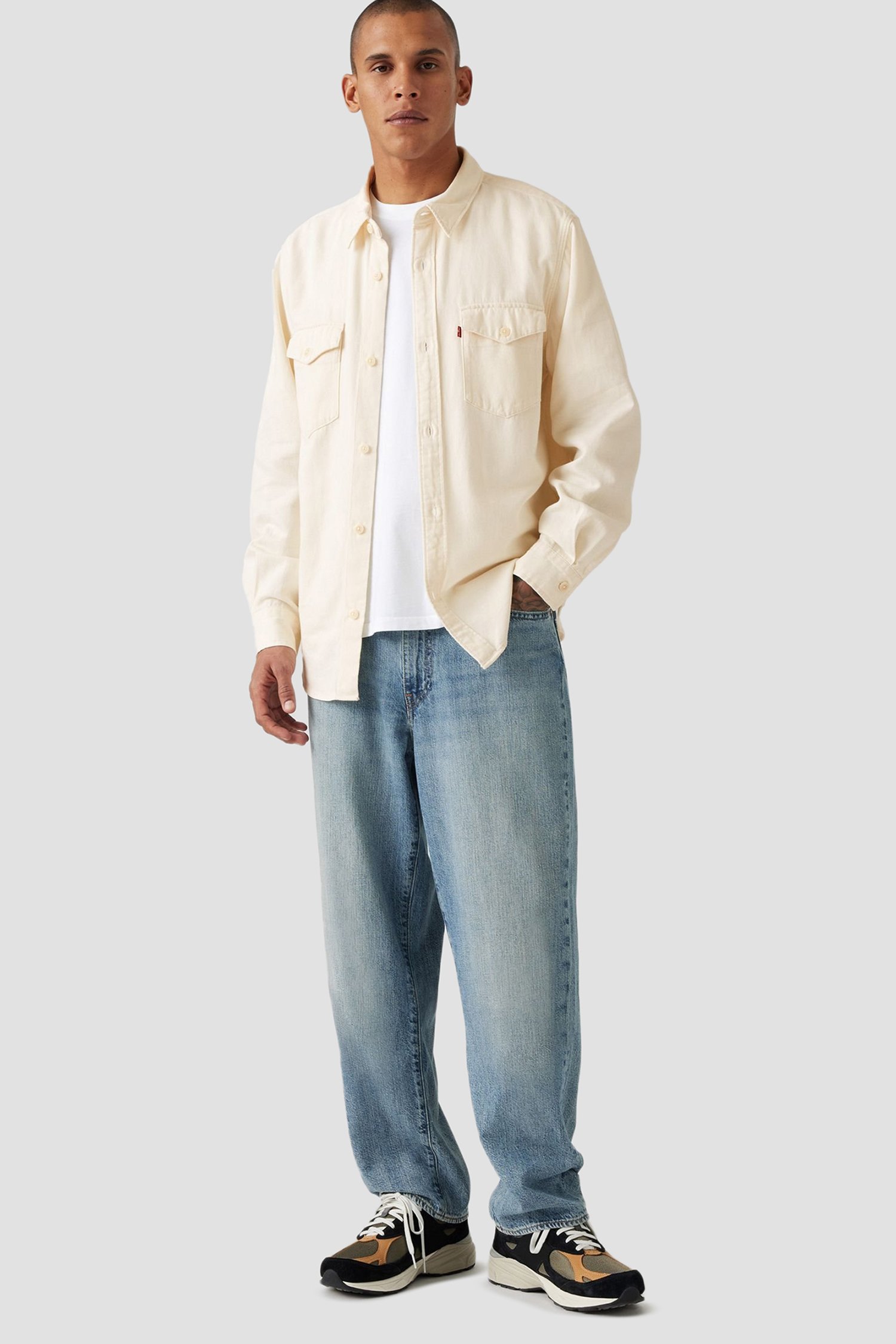 Мужские синие джинсы 568™ Loose Straight 6