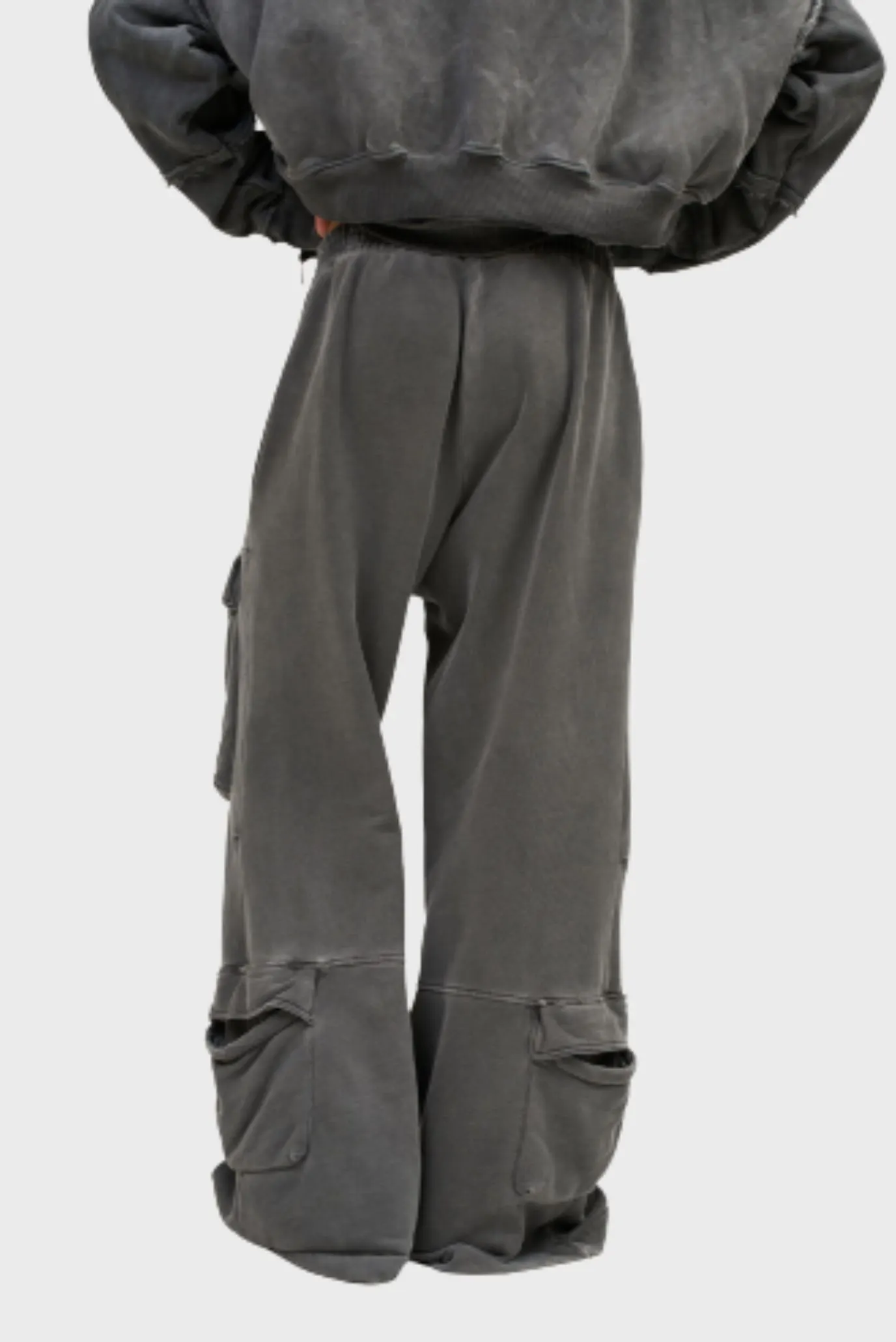 Штаны Sabe Pants Acid Wash Dark Grey 3