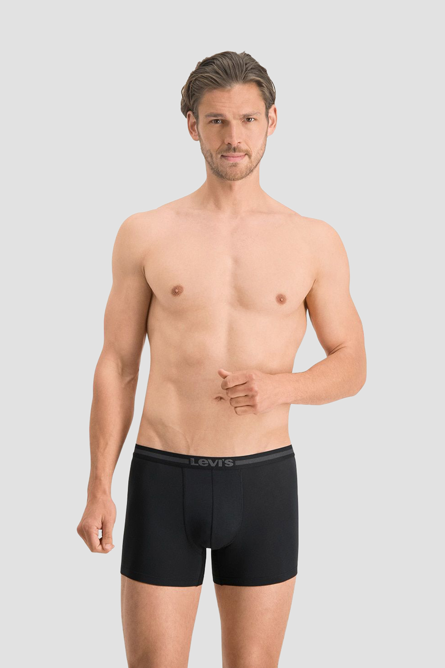 Мужские черные боксеры (2 шт) 3