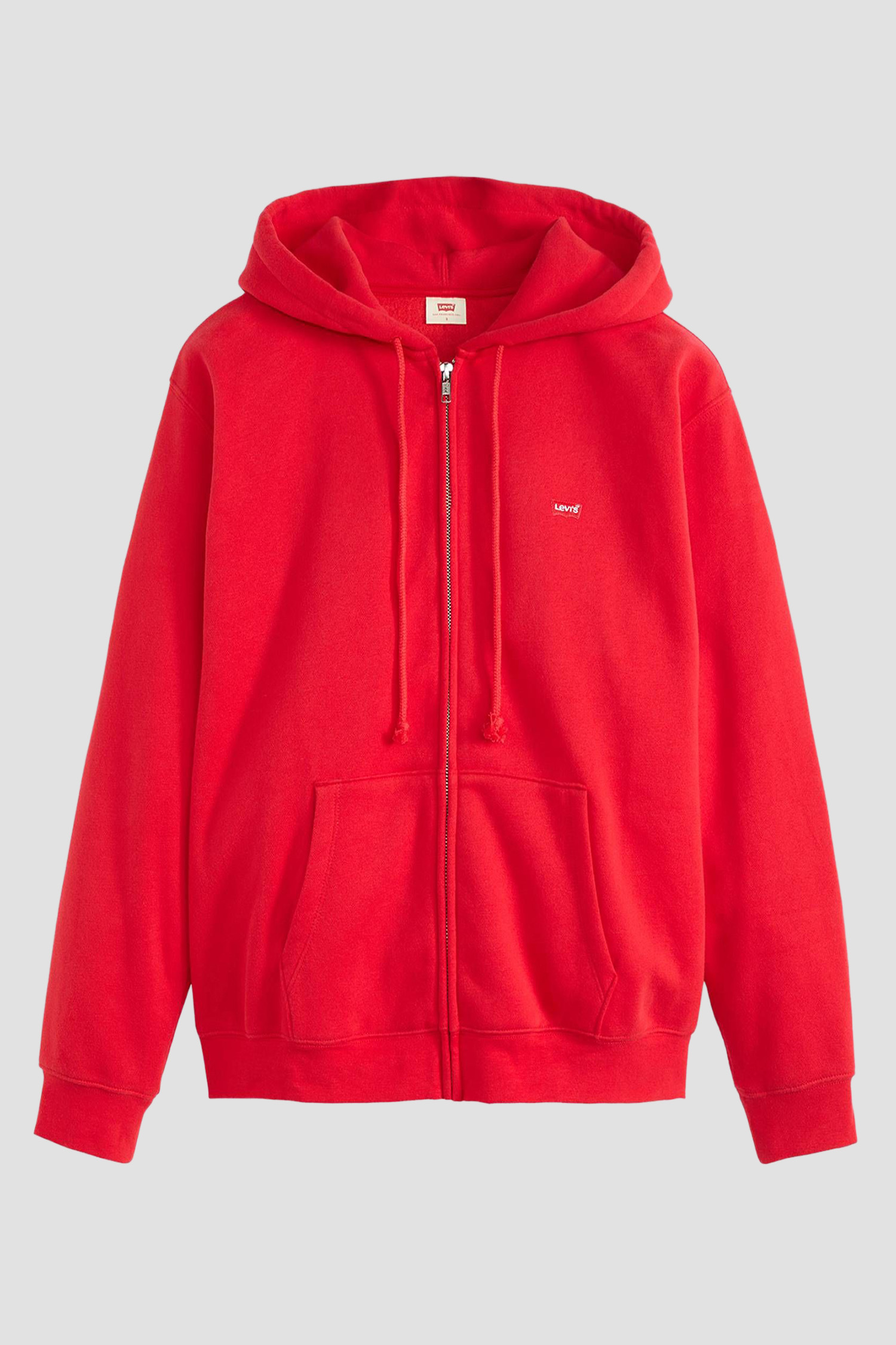 Женская красная кофта на молнии 2