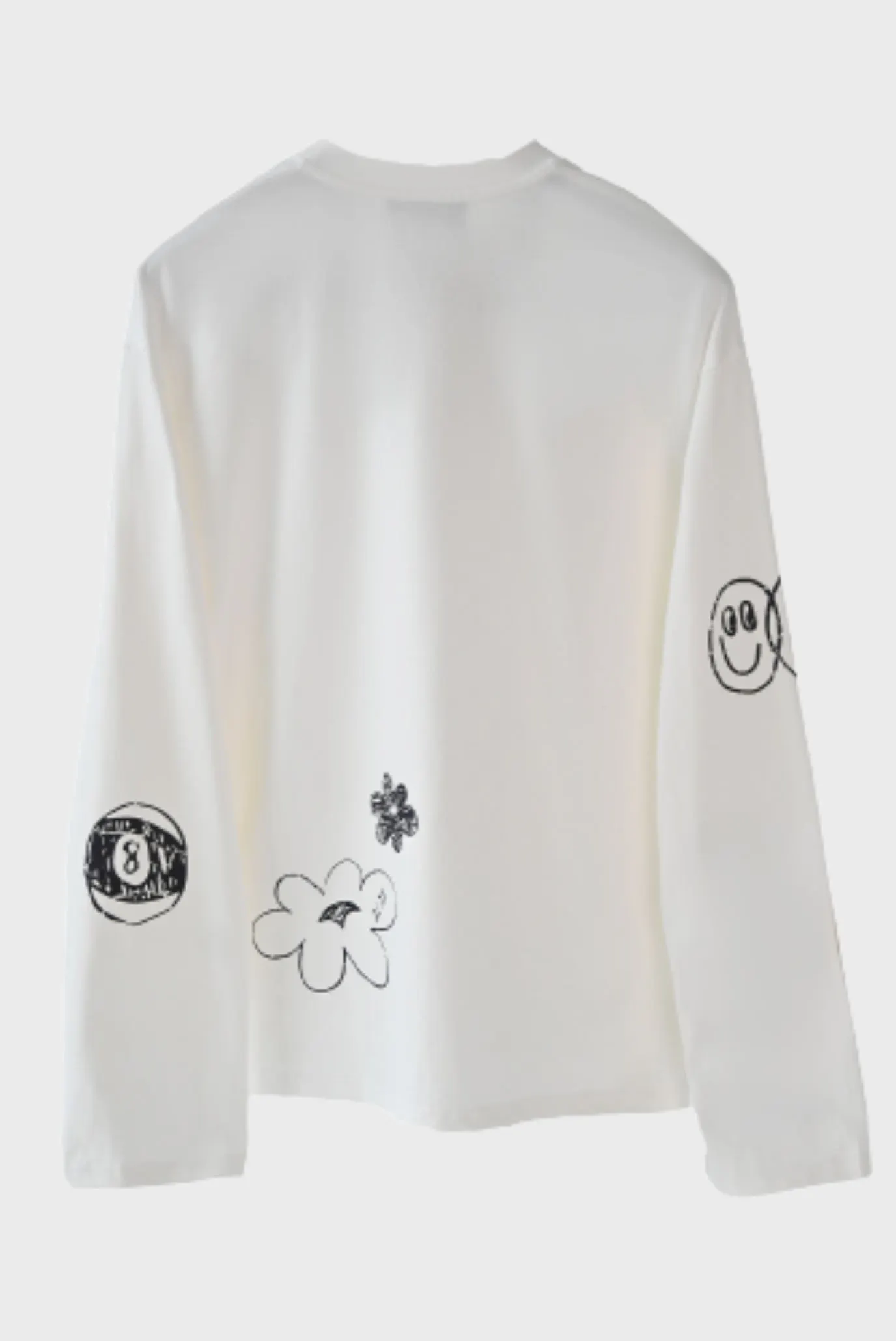 Лонгслив Sabe Mon Amour White Long Sleeve 4