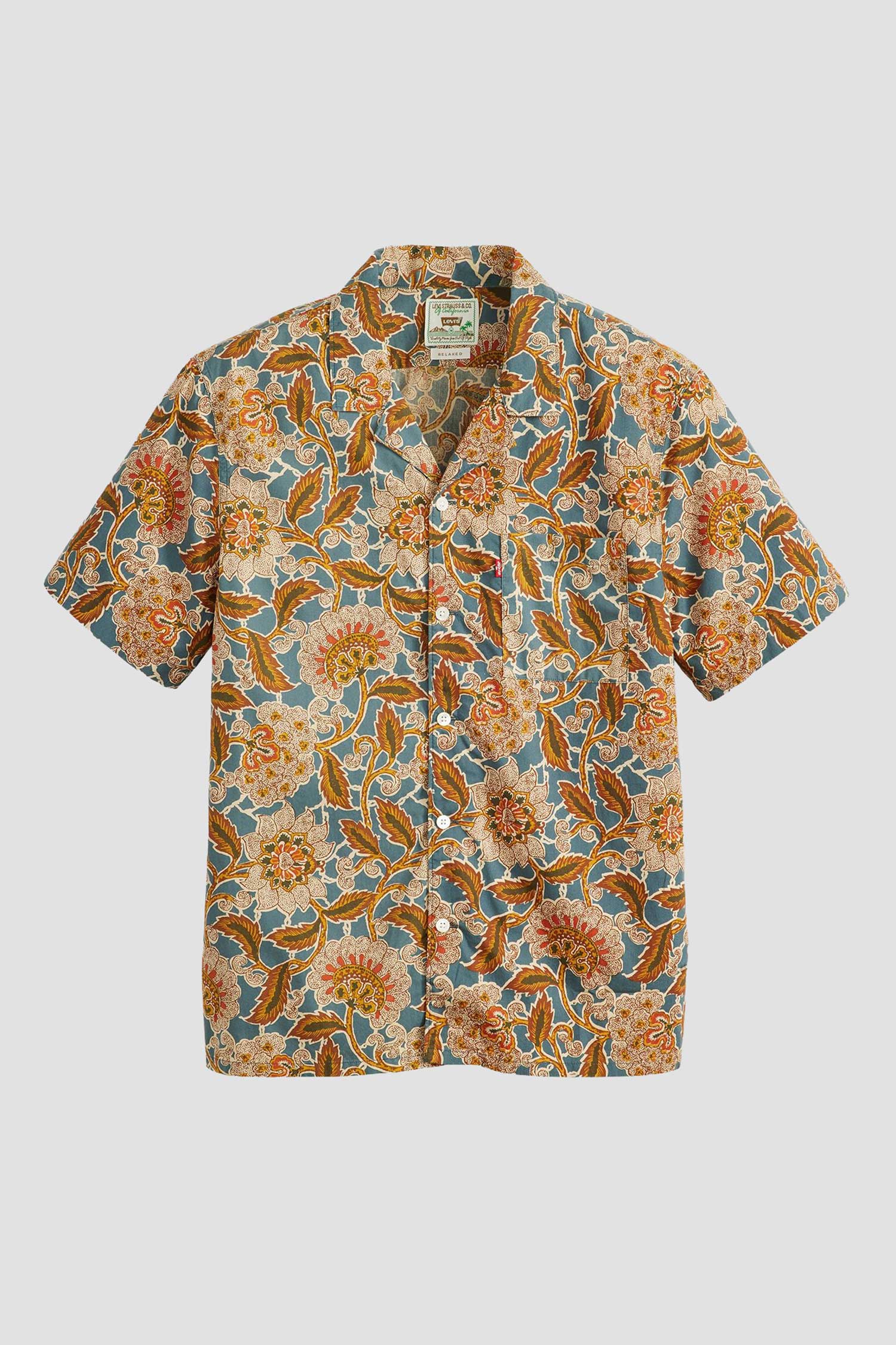 Мужская рубашка с узором 2