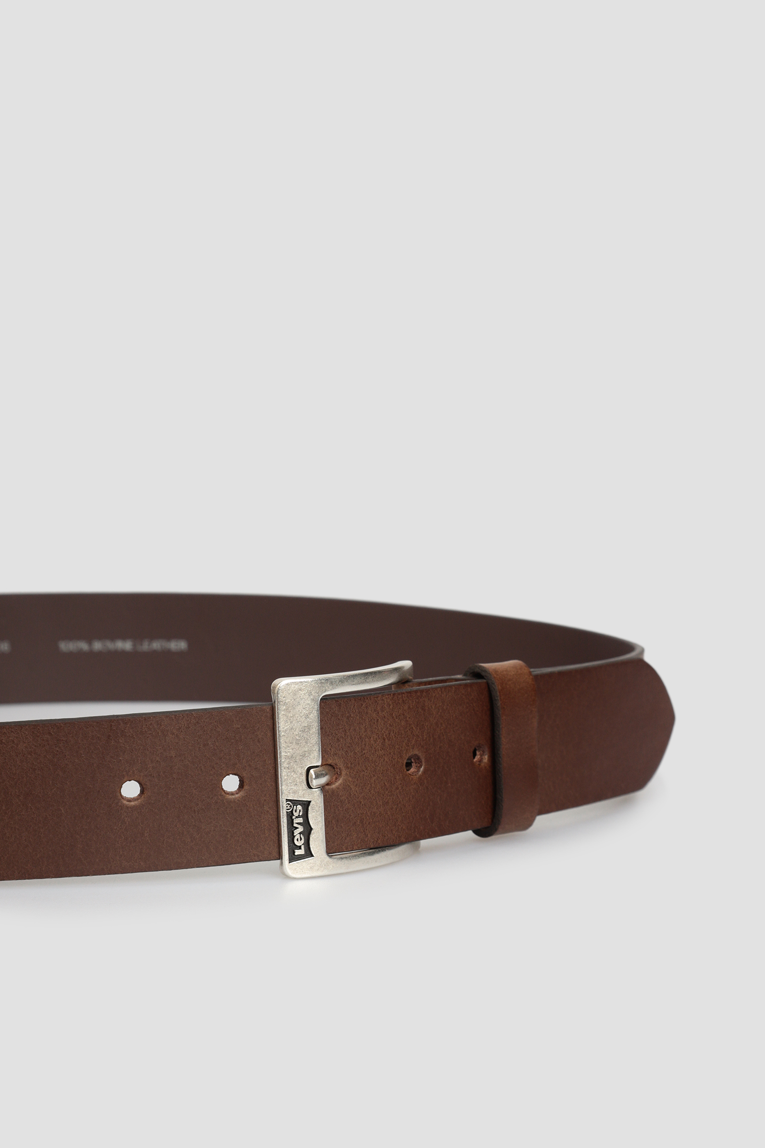 Коричневый кожаный ремень 3