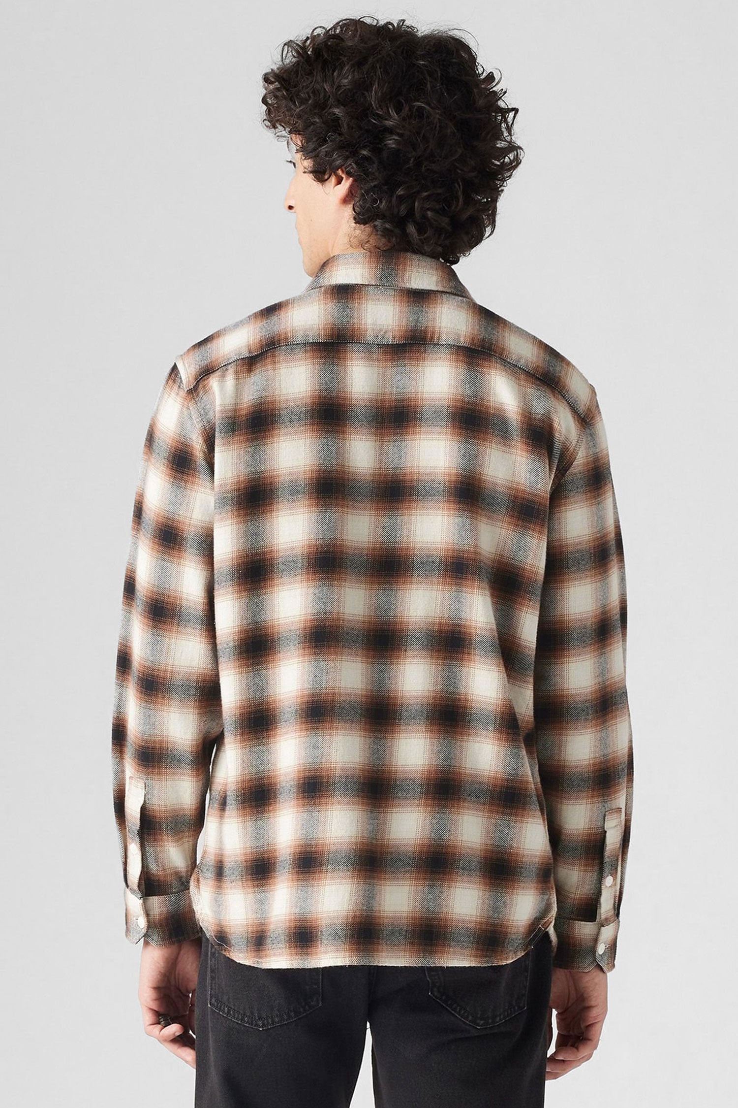 Мужская рубашка в клетку 3