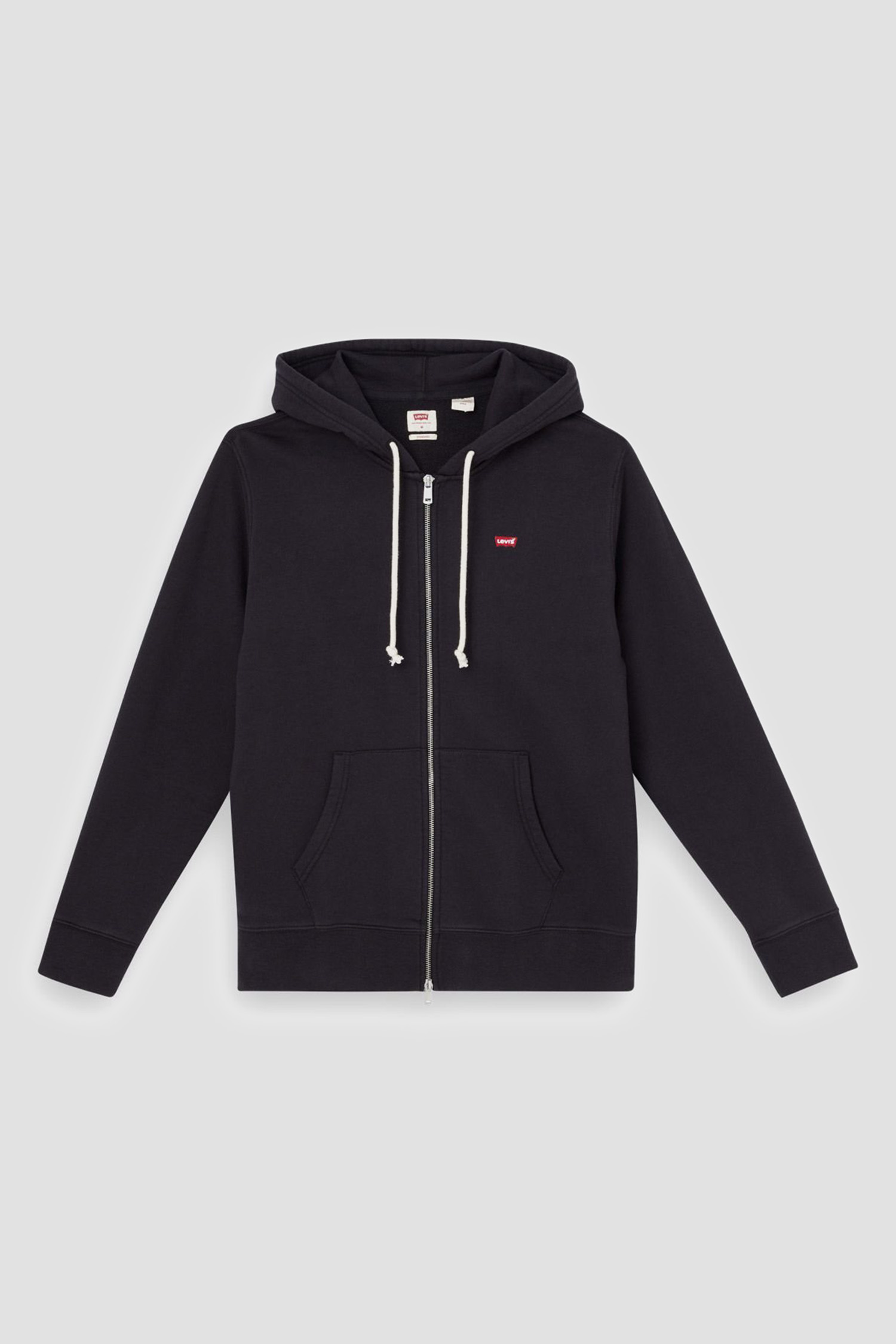 Мужская черная кофта на молнии 2