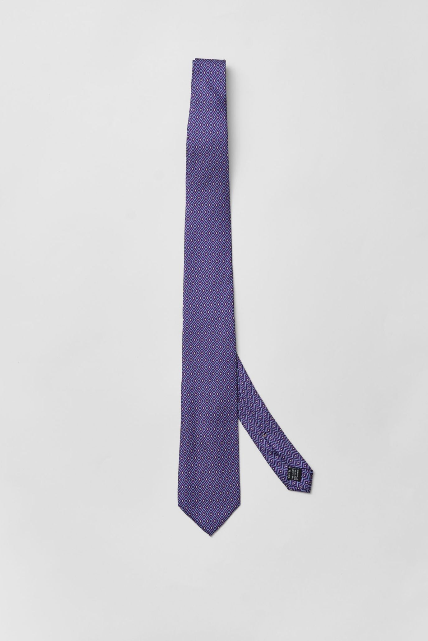 Мужской сине-голубой шелковый галстук 1