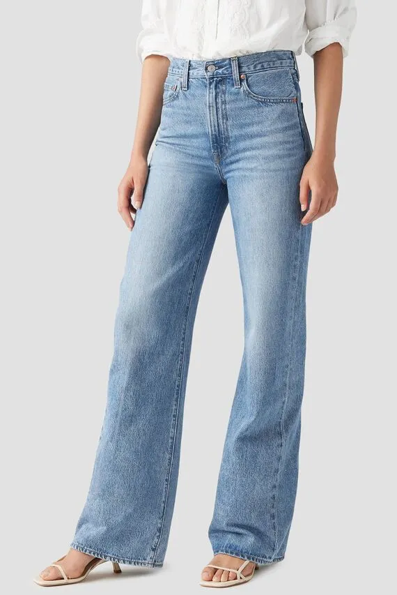 Женские голубые джинсы Ribcage Levi's