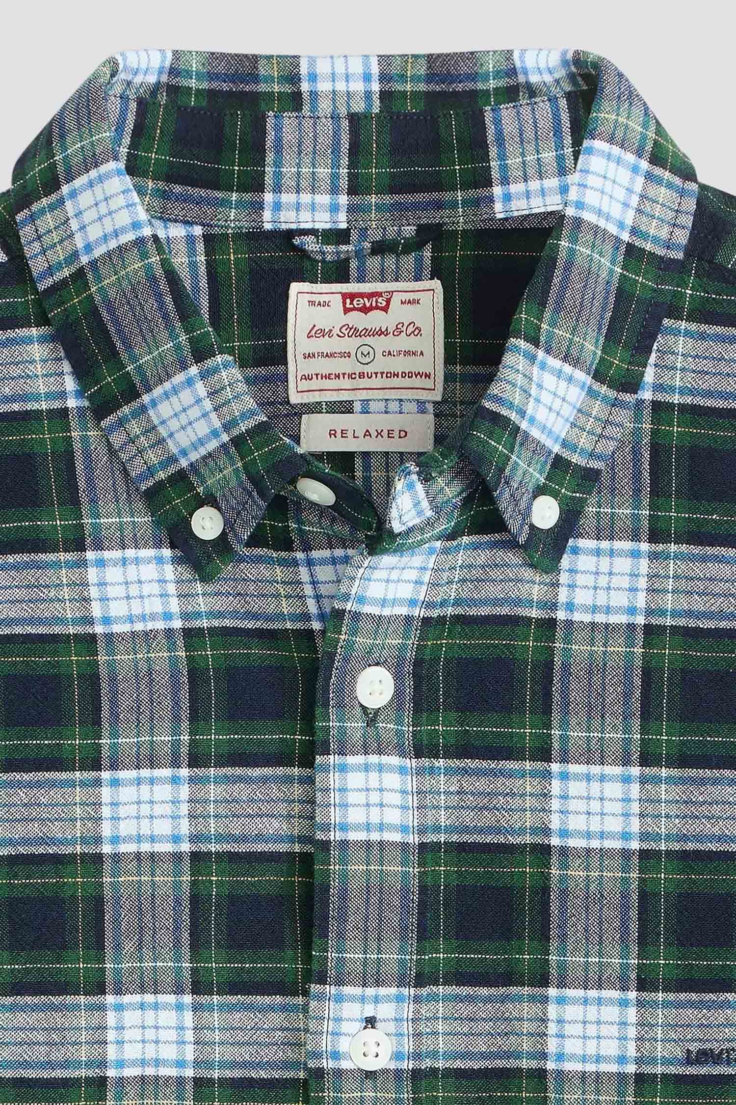 Мужская рубашка в клетку 6