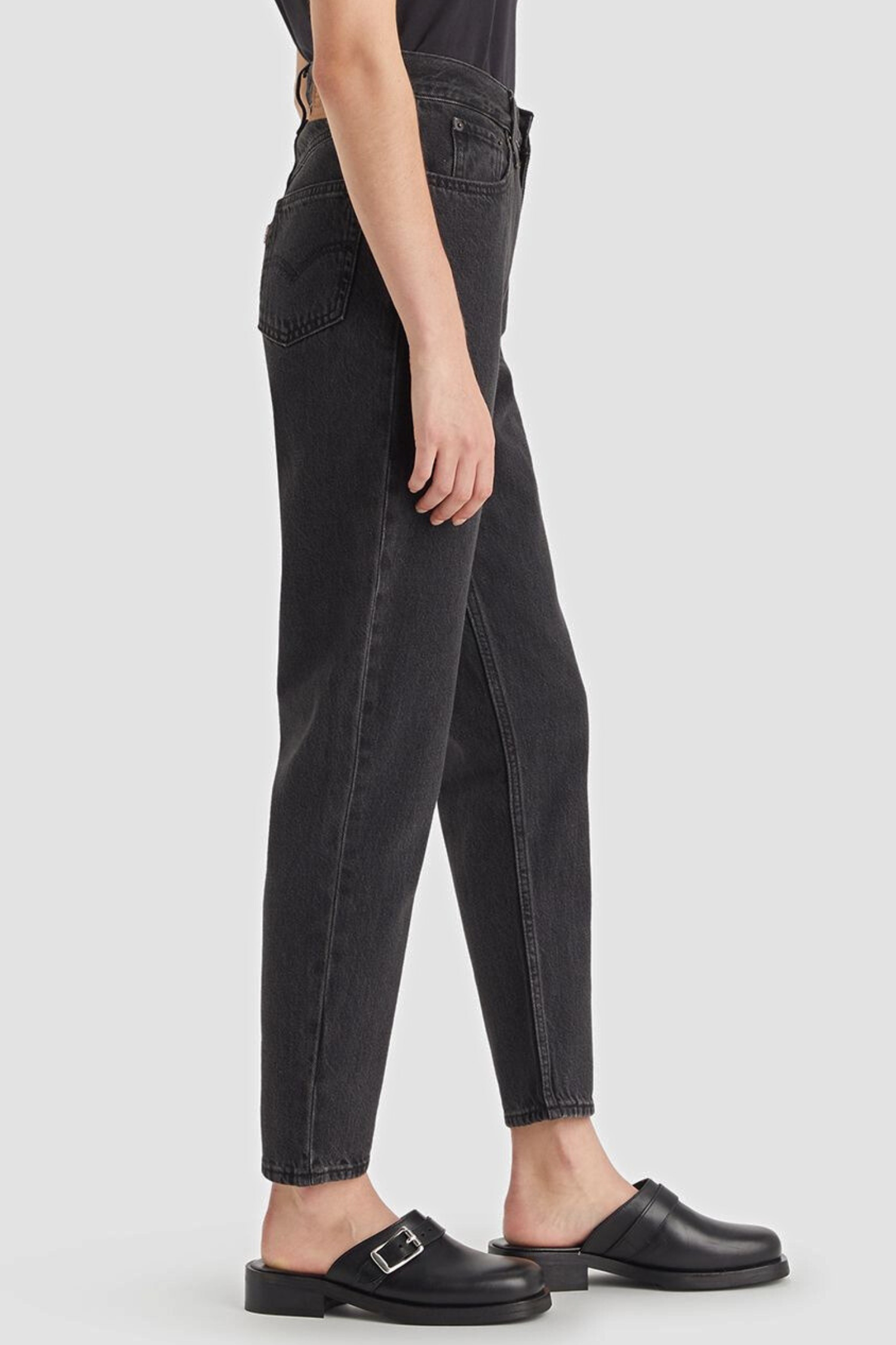 Женские черные джинсы '80s Mom 4