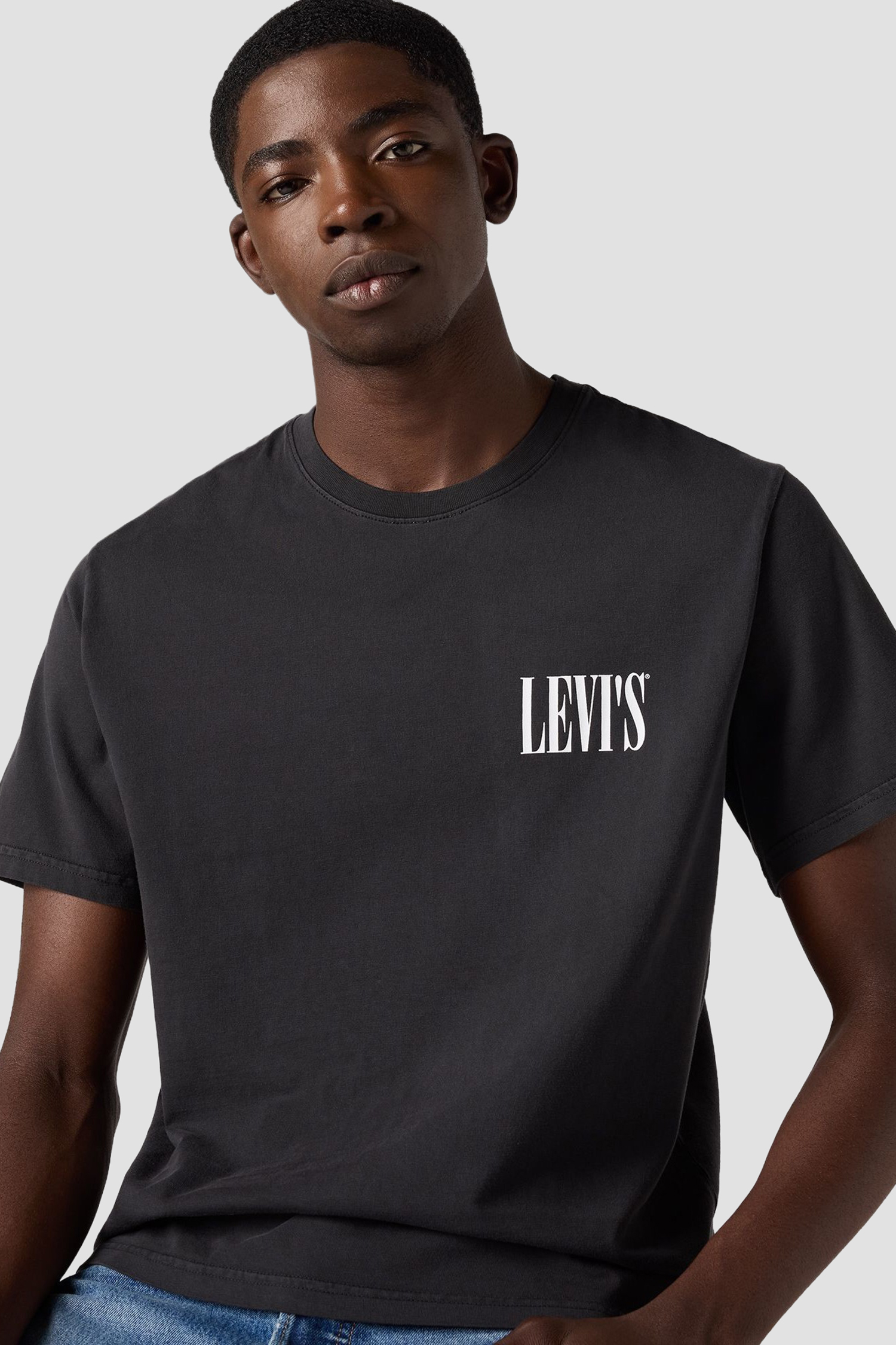 Мужская черная футболка 5