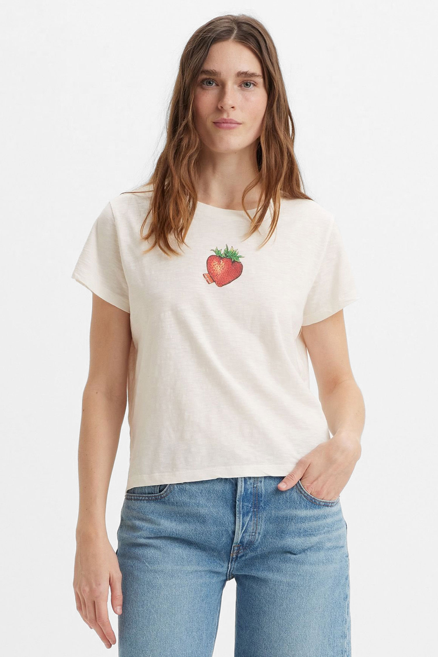 Женская белая футболка 1