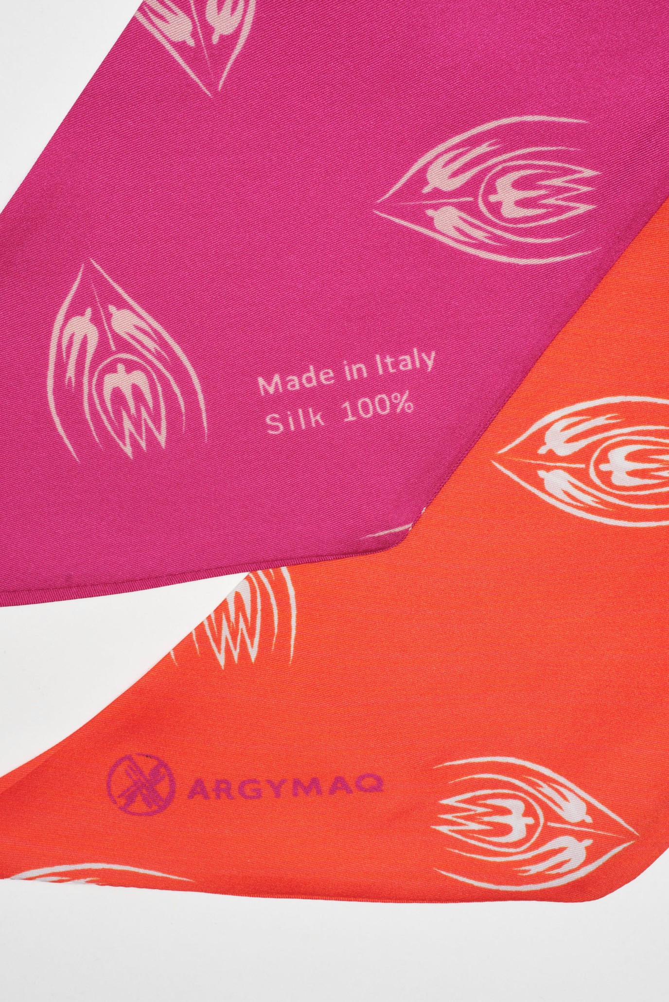 Женский красно-фиолетовый платок 11х137 3