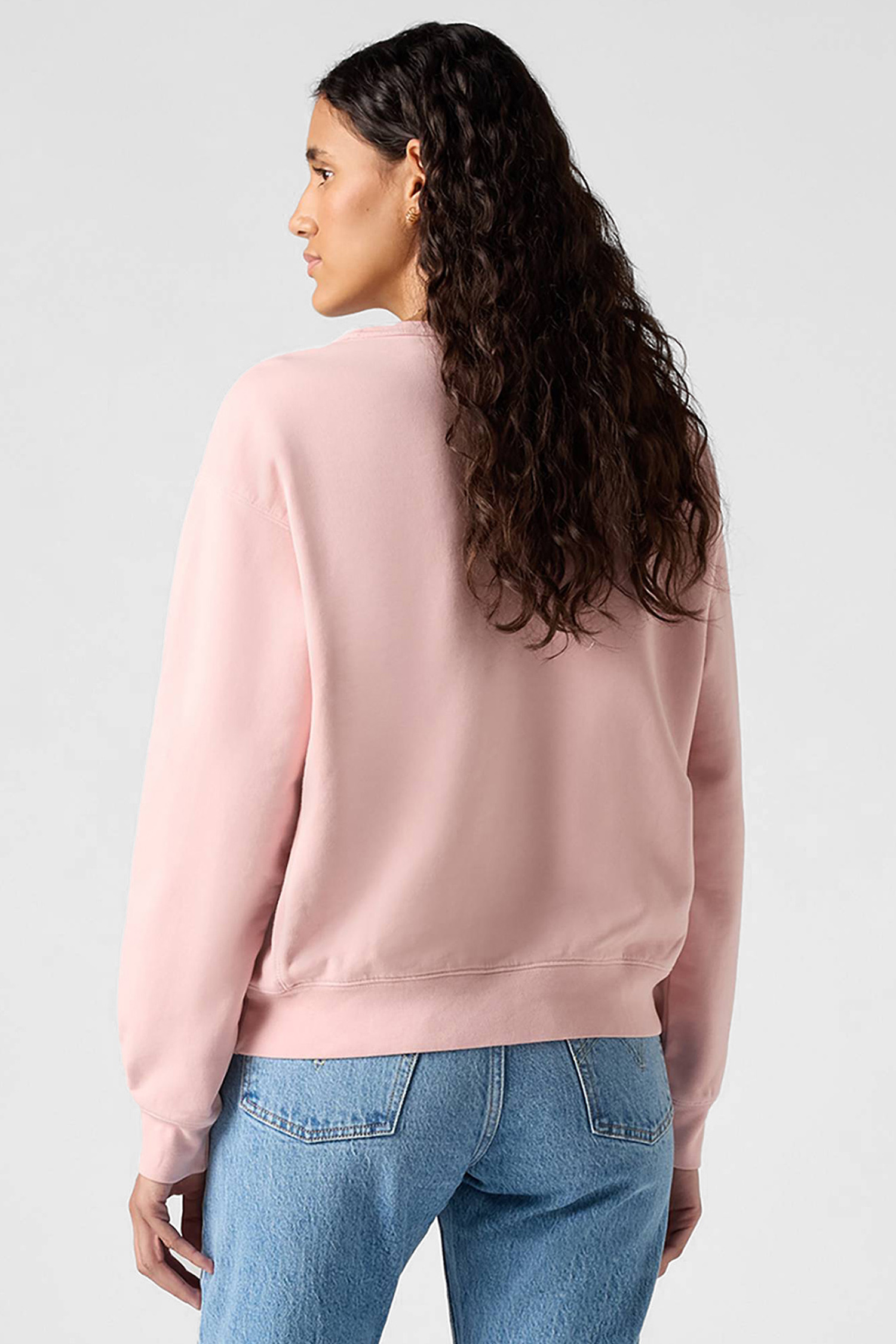 Женский розовый свитшот 3