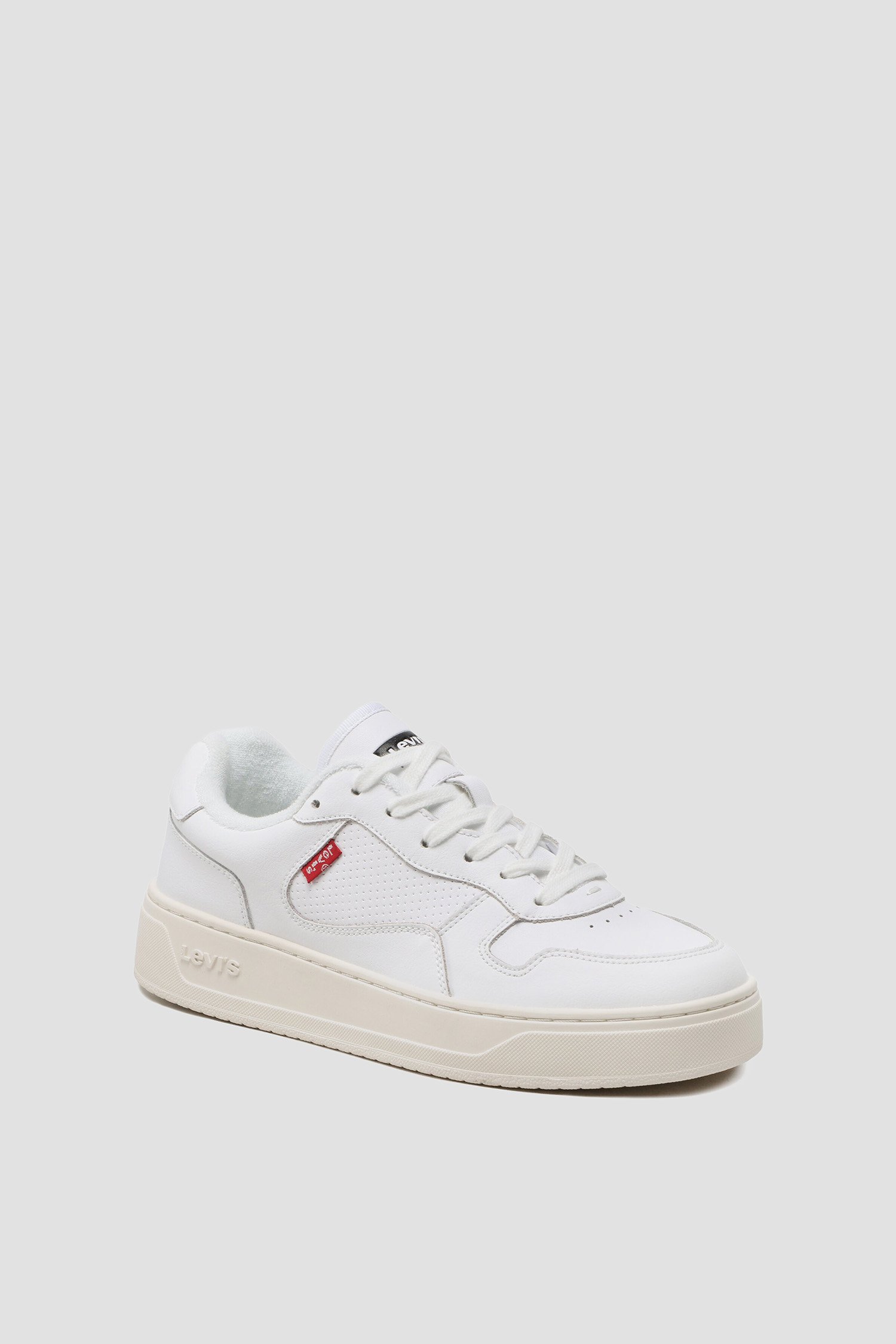 Мужские белые кожаные сникерсы 2