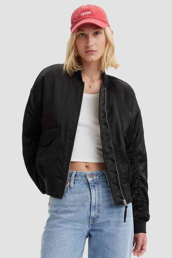 Женский черный бомбер Levi's